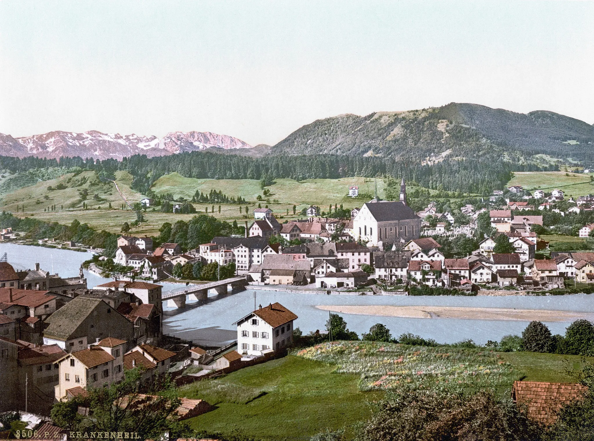 Photo showing: Bad Tölz - Krankenheil um 1900
