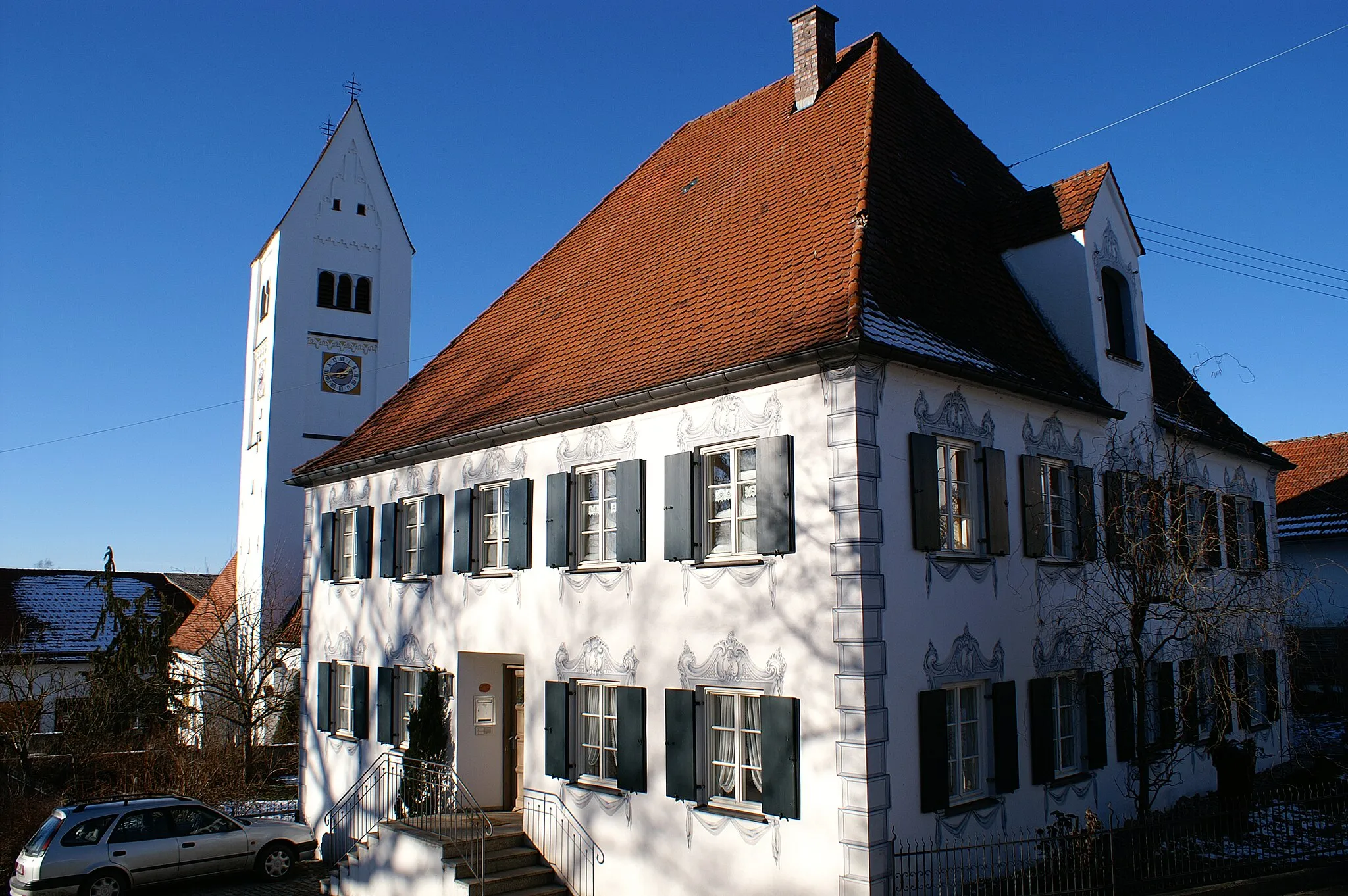 Photo showing: Pfarrhaus Eurishofen, Jengen