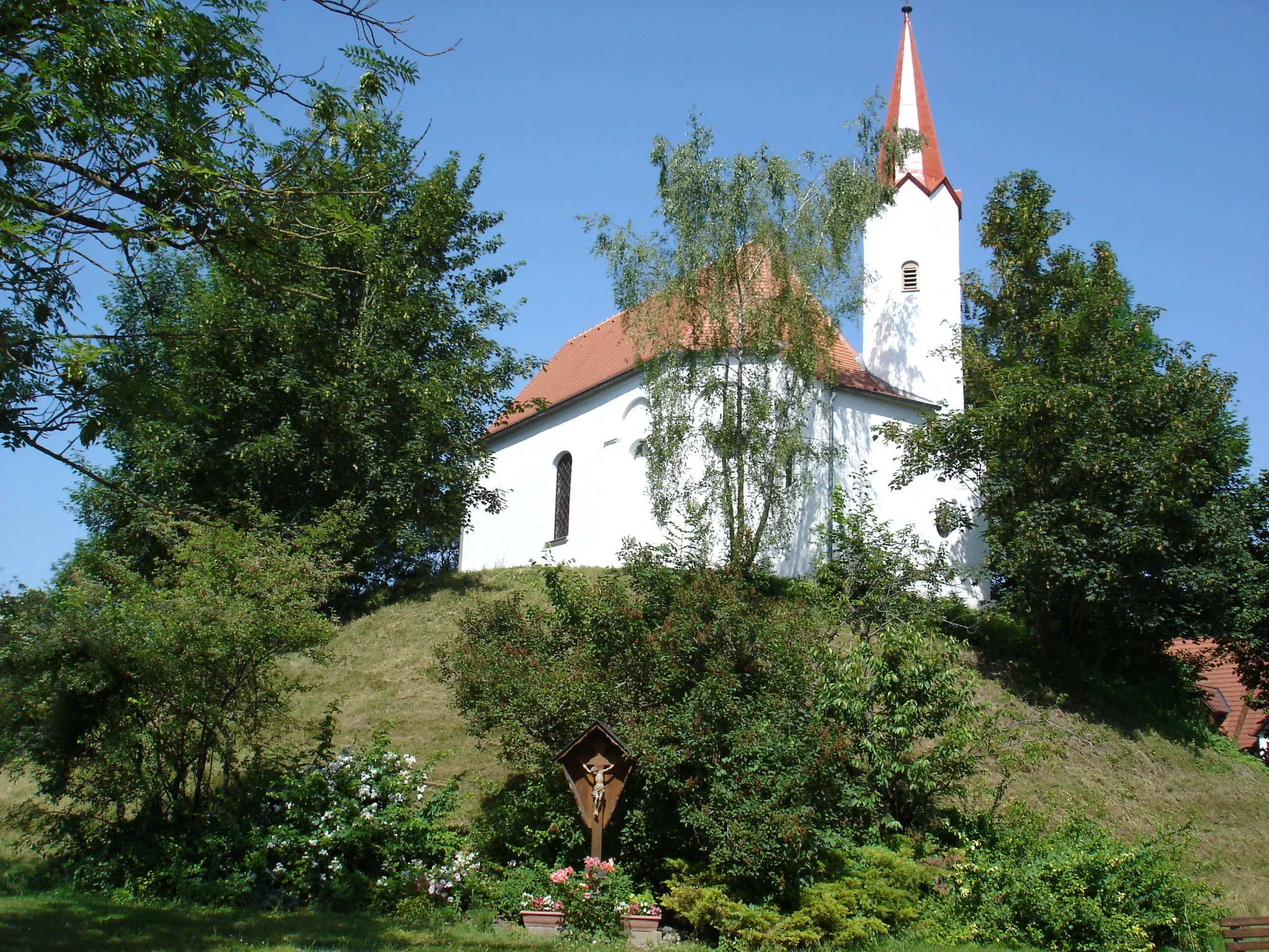 Photo showing: Bergkapelle St. Maria auf dem Burgberg in de:Althegnenberg.