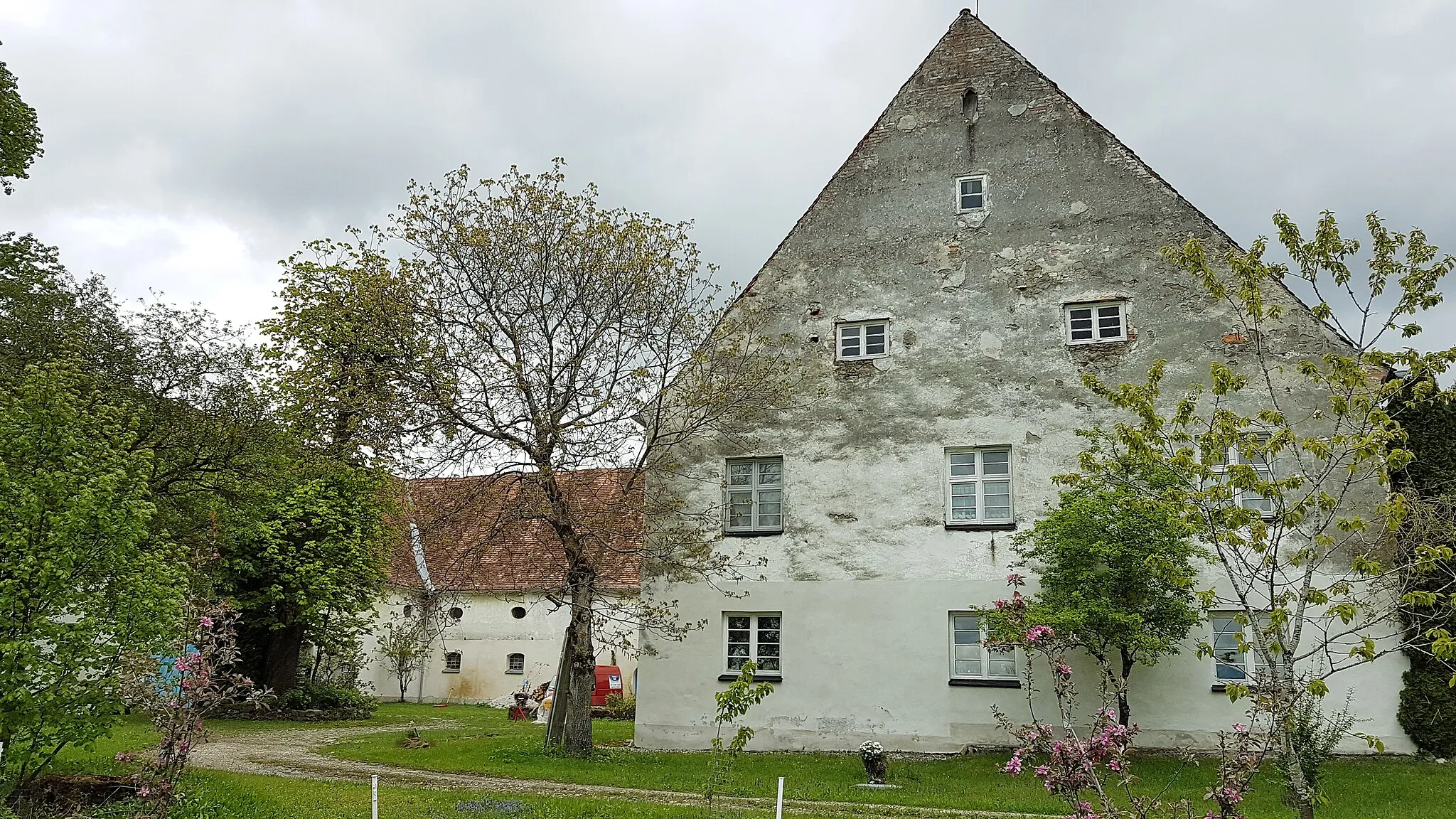 Photo showing: Häusern (Benediktbeuern), ehemaliger Meierhof
