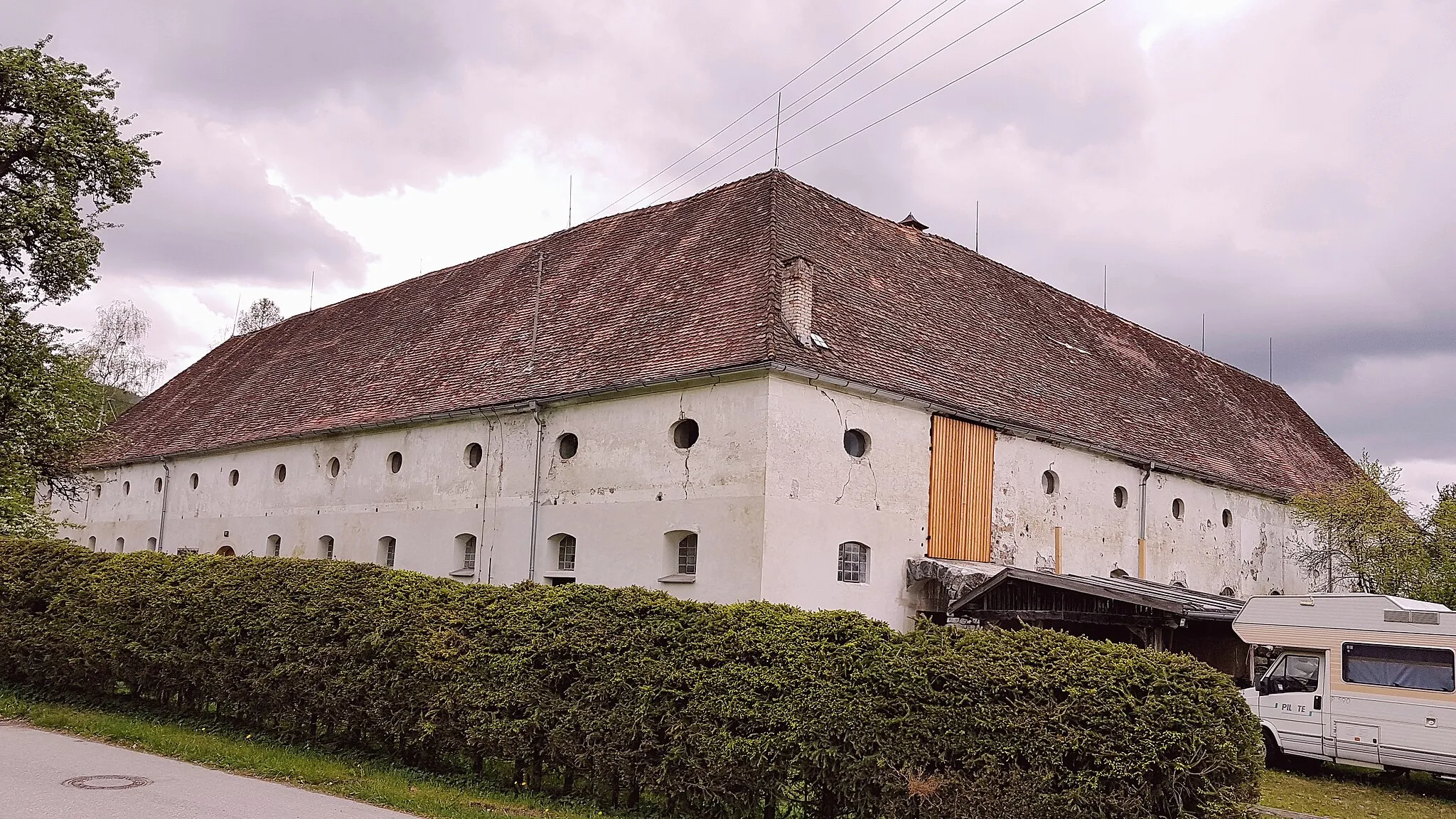 Photo showing: Häusern (Benediktbeuern), ehemaliger Meierhof