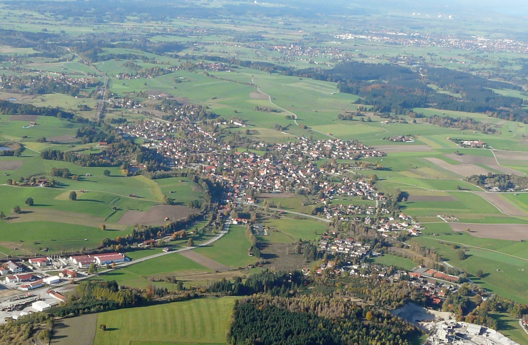 Photo showing: Huglfing von Süden