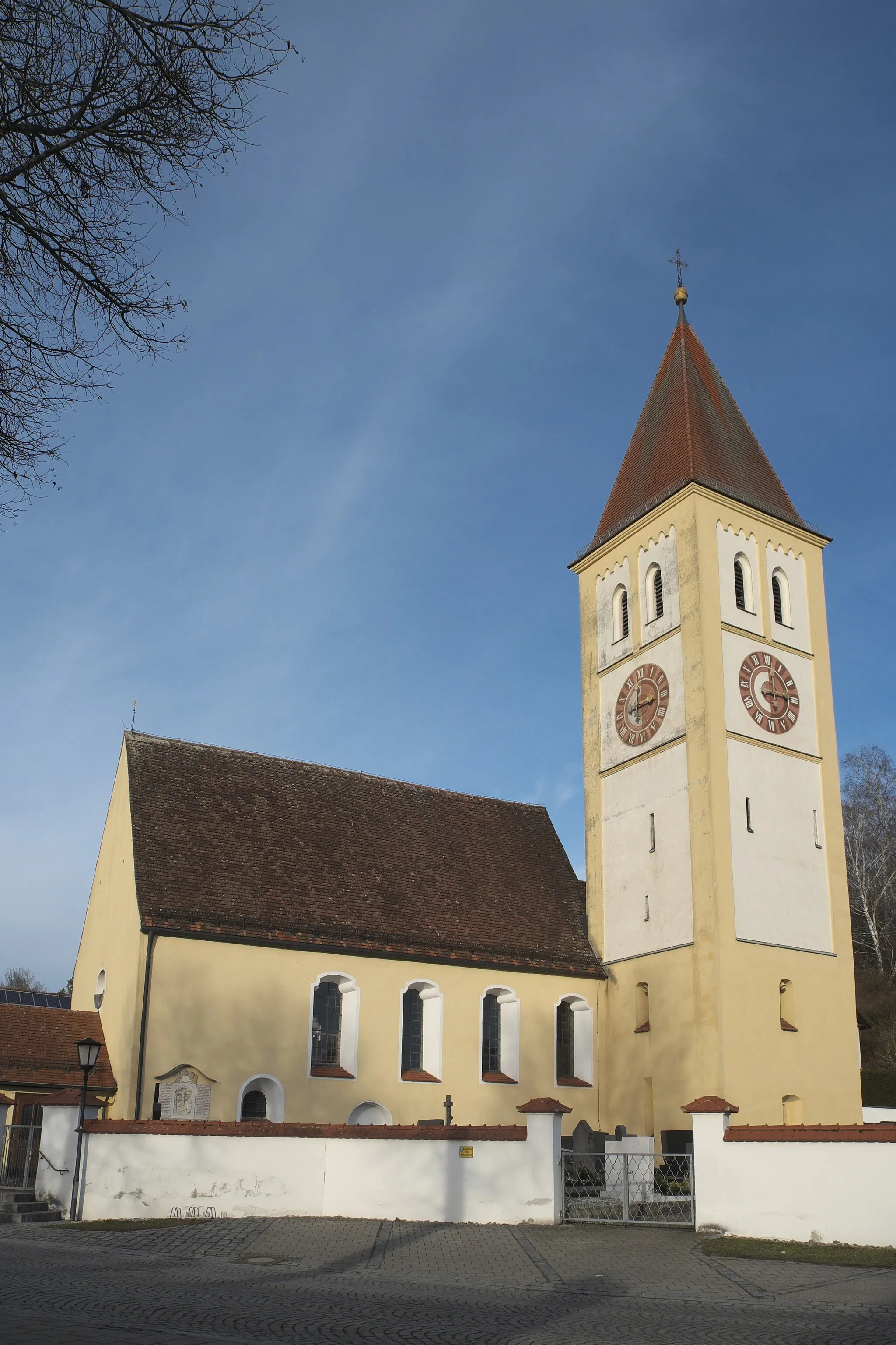 Photo showing: Katholische Pfarrkirche St. Sebastian in Freinhausen (Hohenwart) im Landkreis Pfaffenhofen an der Ilm (Bayern/Deutschland)