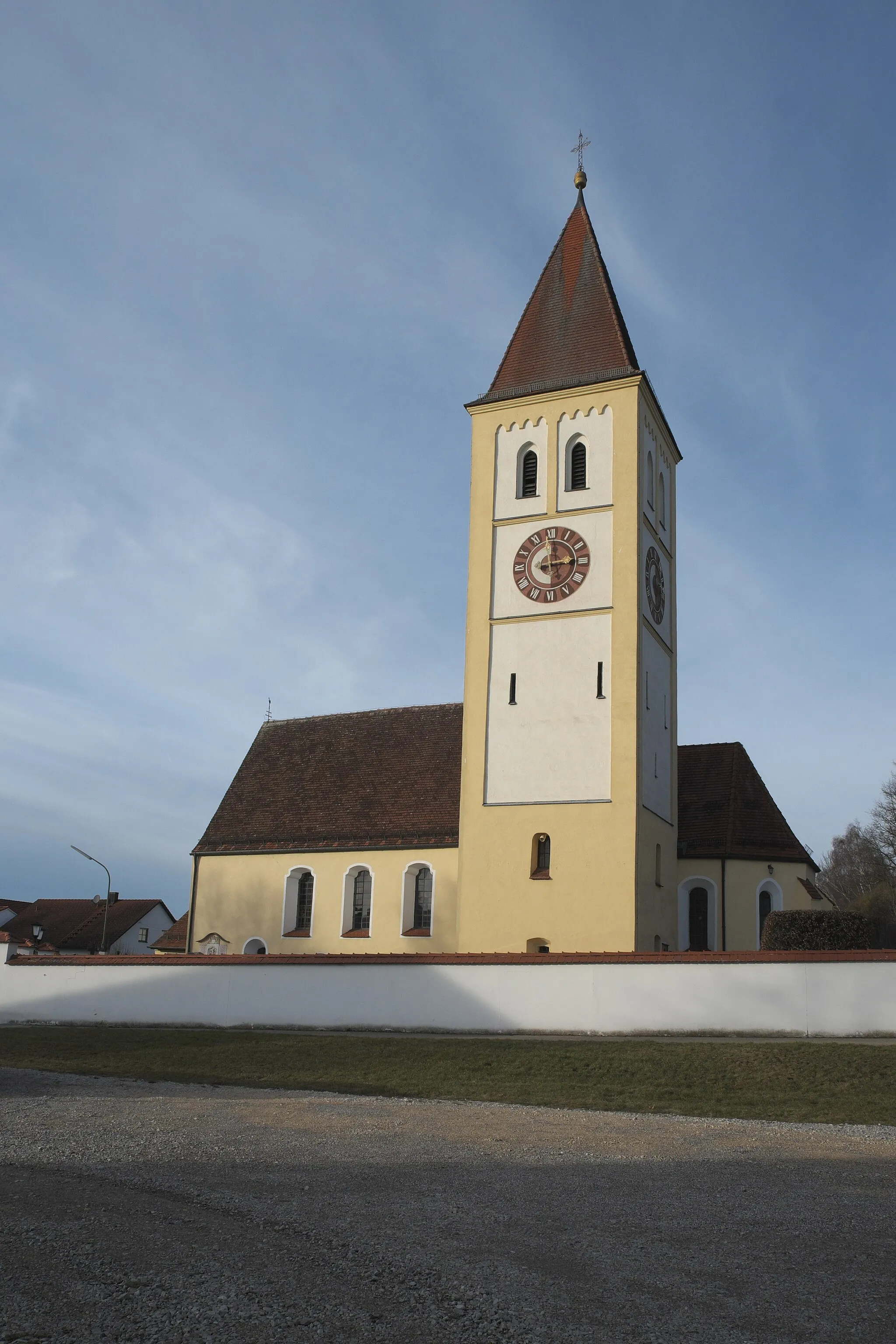 Photo showing: Katholische Pfarrkirche St. Sebastian in Freinhausen (Hohenwart) im Landkreis Pfaffenhofen an der Ilm (Bayern/Deutschland)