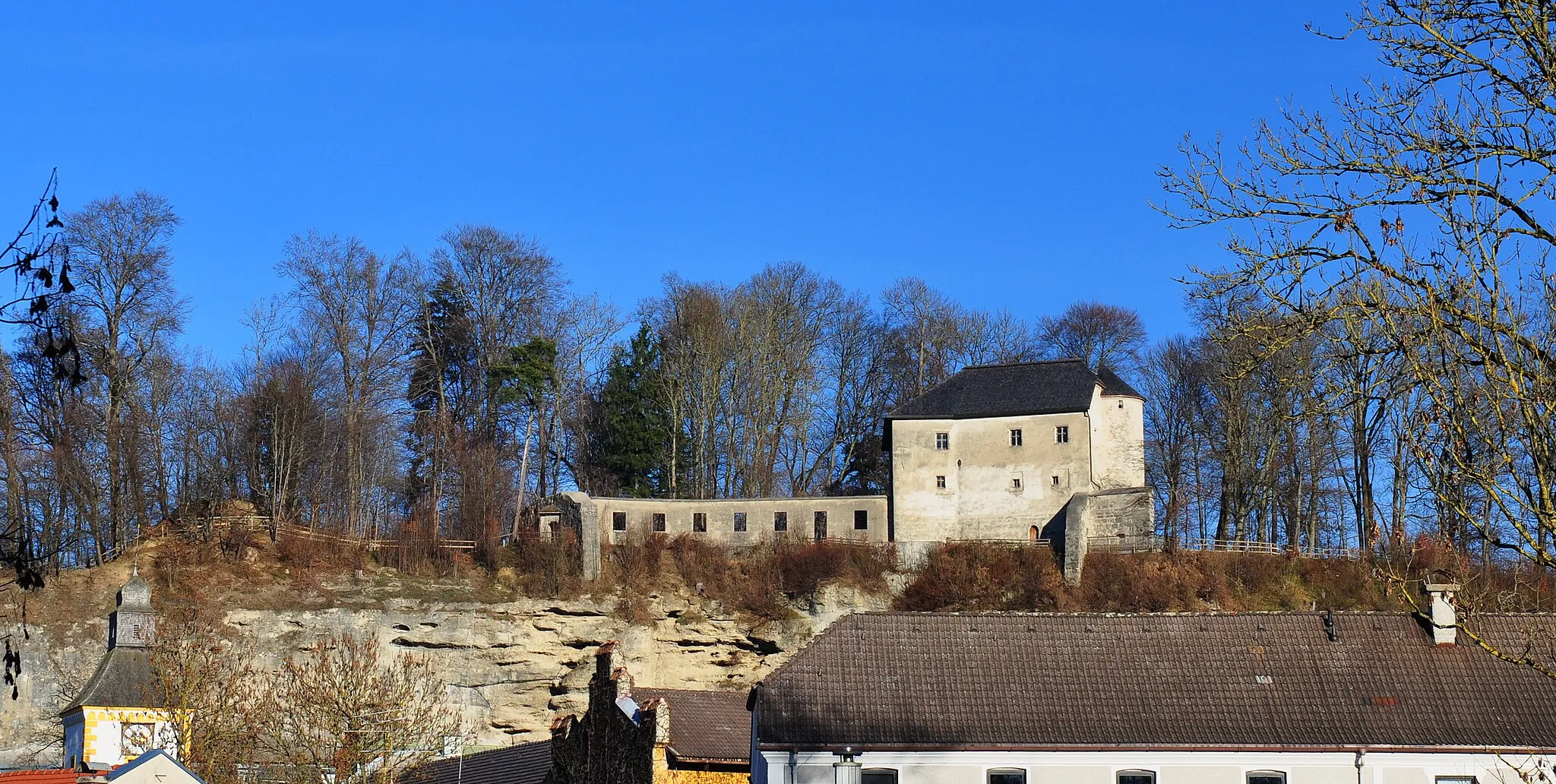 Photo showing: Hochschloss (Obere Burg)- Stein an der Traun