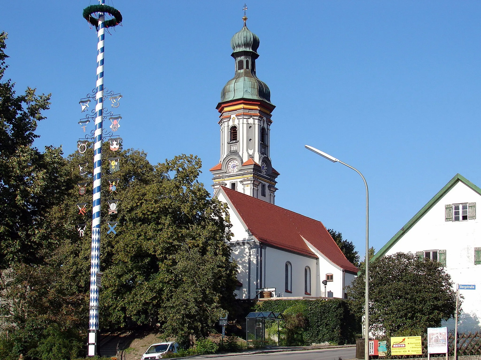Photo showing: St. Quirinus in Pobenhausen