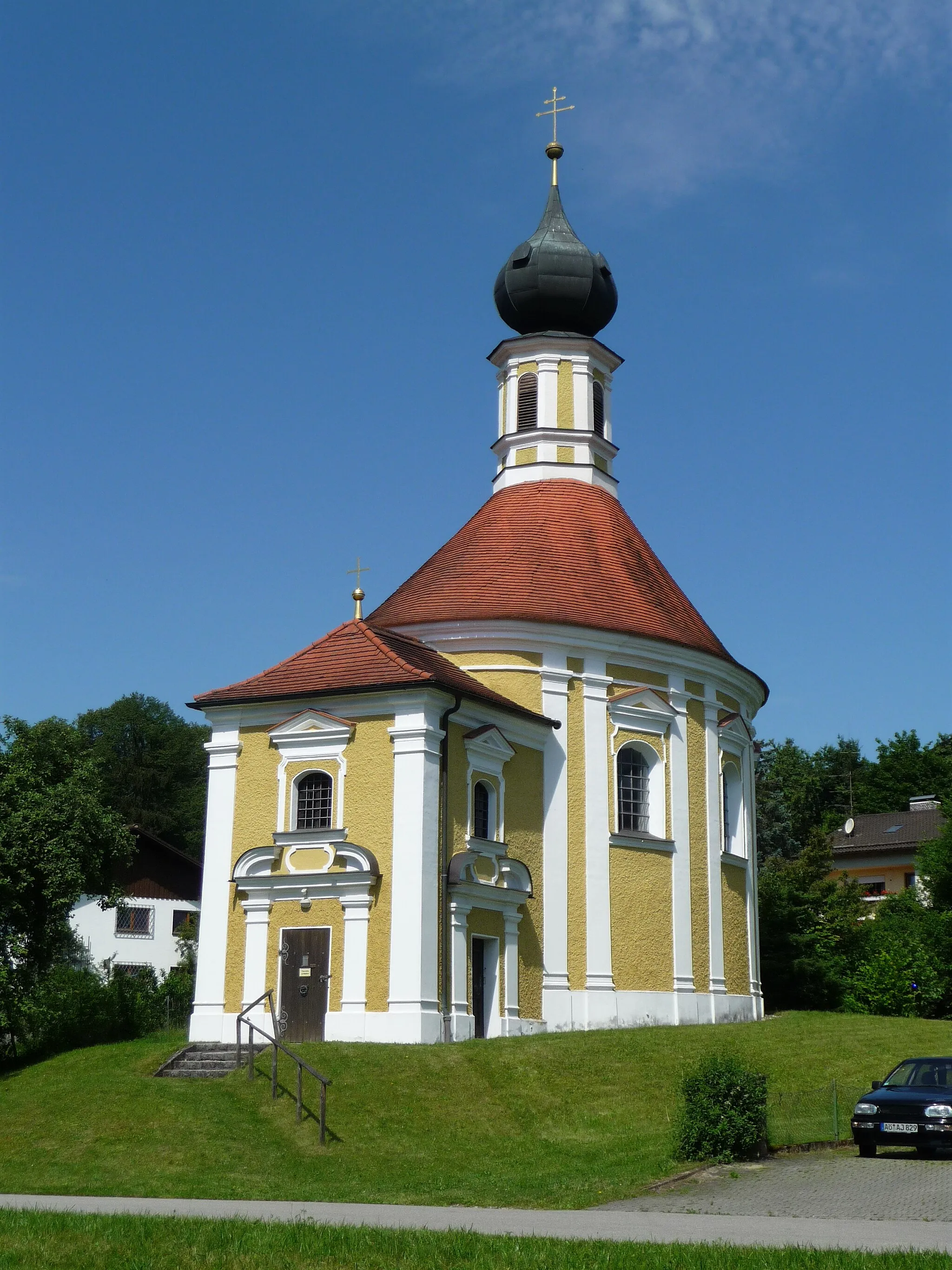 Photo showing: Die Wallfahrtskirche St. Antonius in Reischach