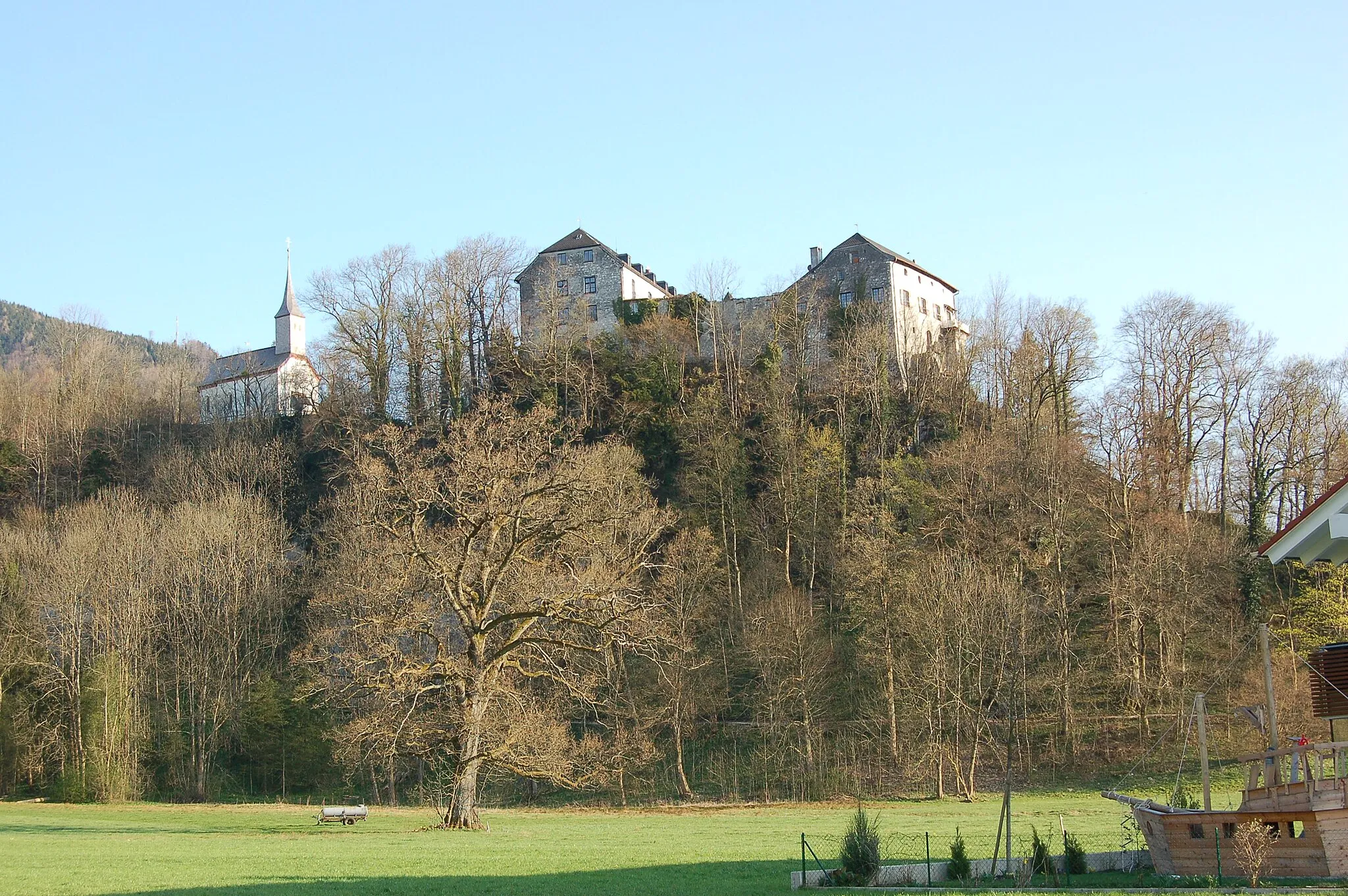 Photo showing: Marquartstein Castle, view from north