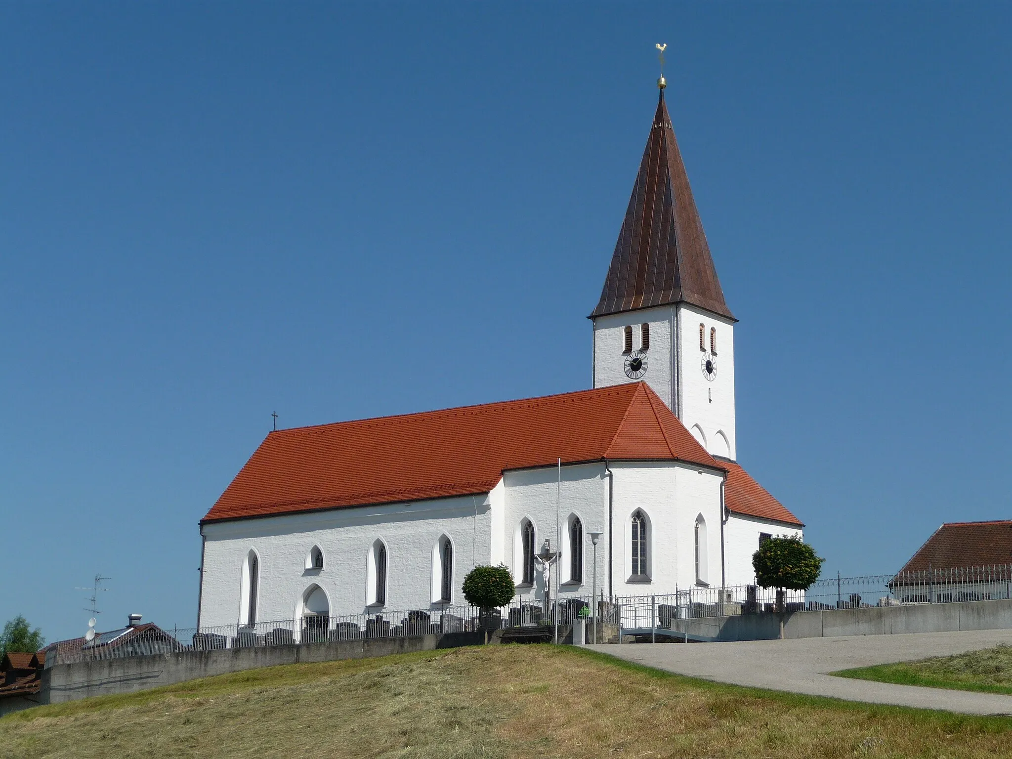 Photo showing: Die Pfarrkirche St. Martin in Geratskirchen