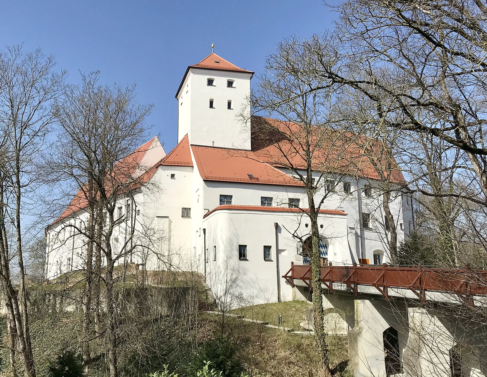 Photo showing: Wittelsbacher Schloss in Friedberg (Bayern)