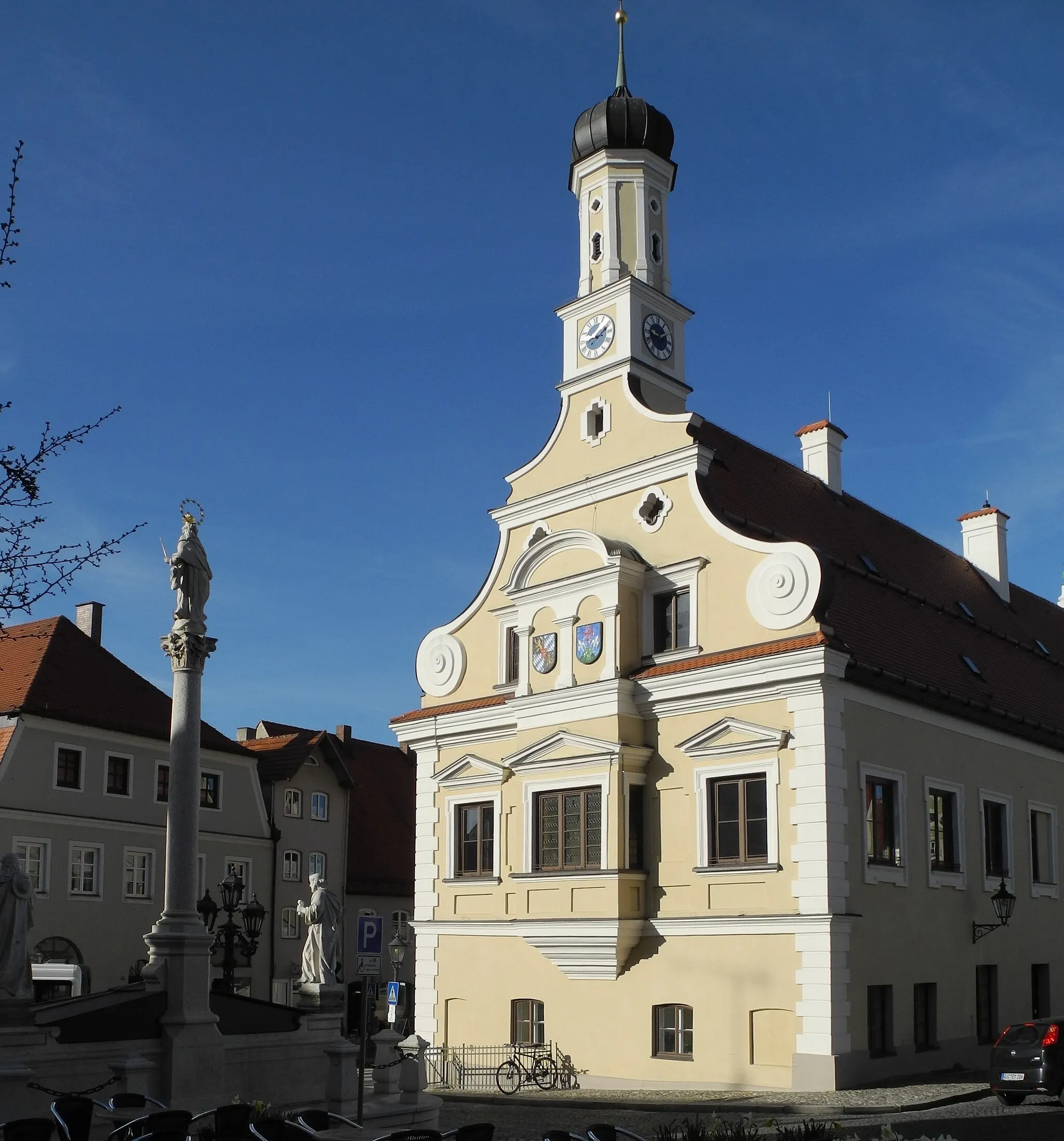 Photo showing: Friedberg-Rathaus um 1680