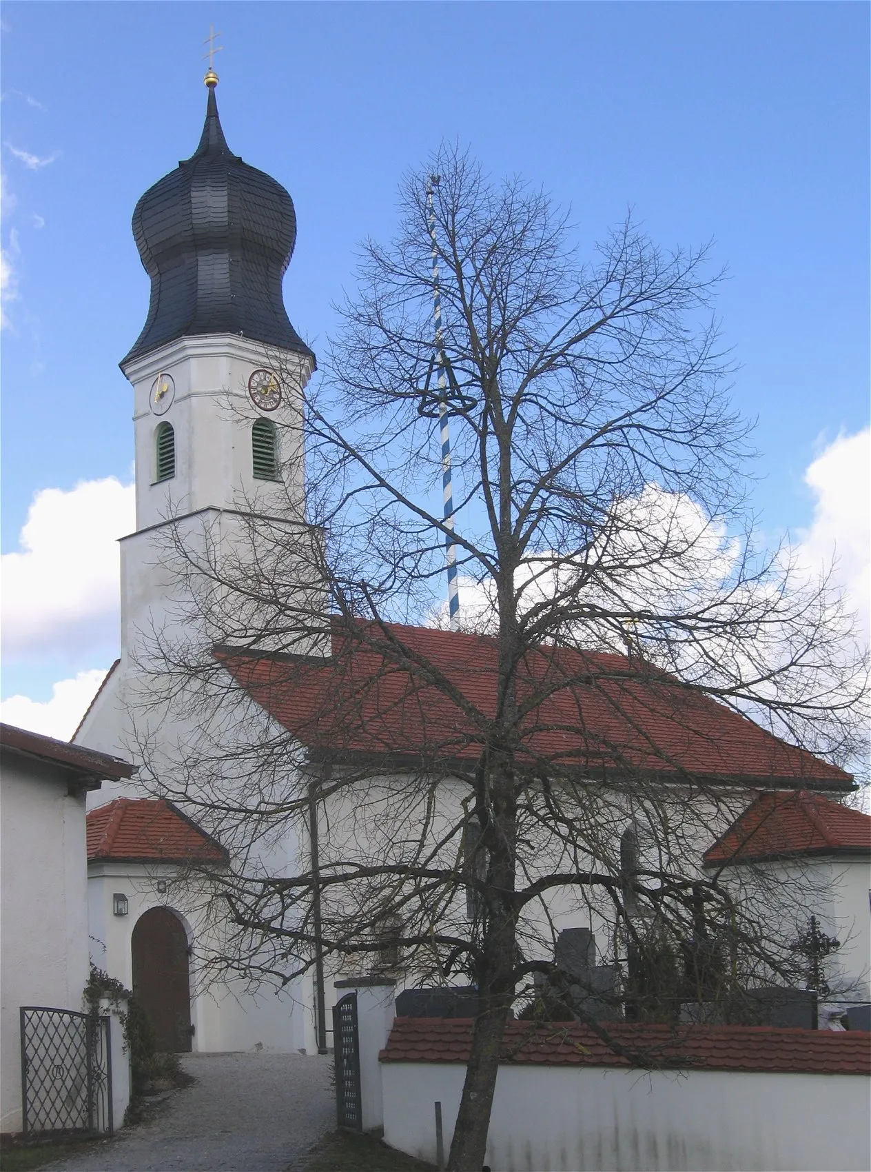 Photo showing: Kirche in Neufahrn, Schäftlarn