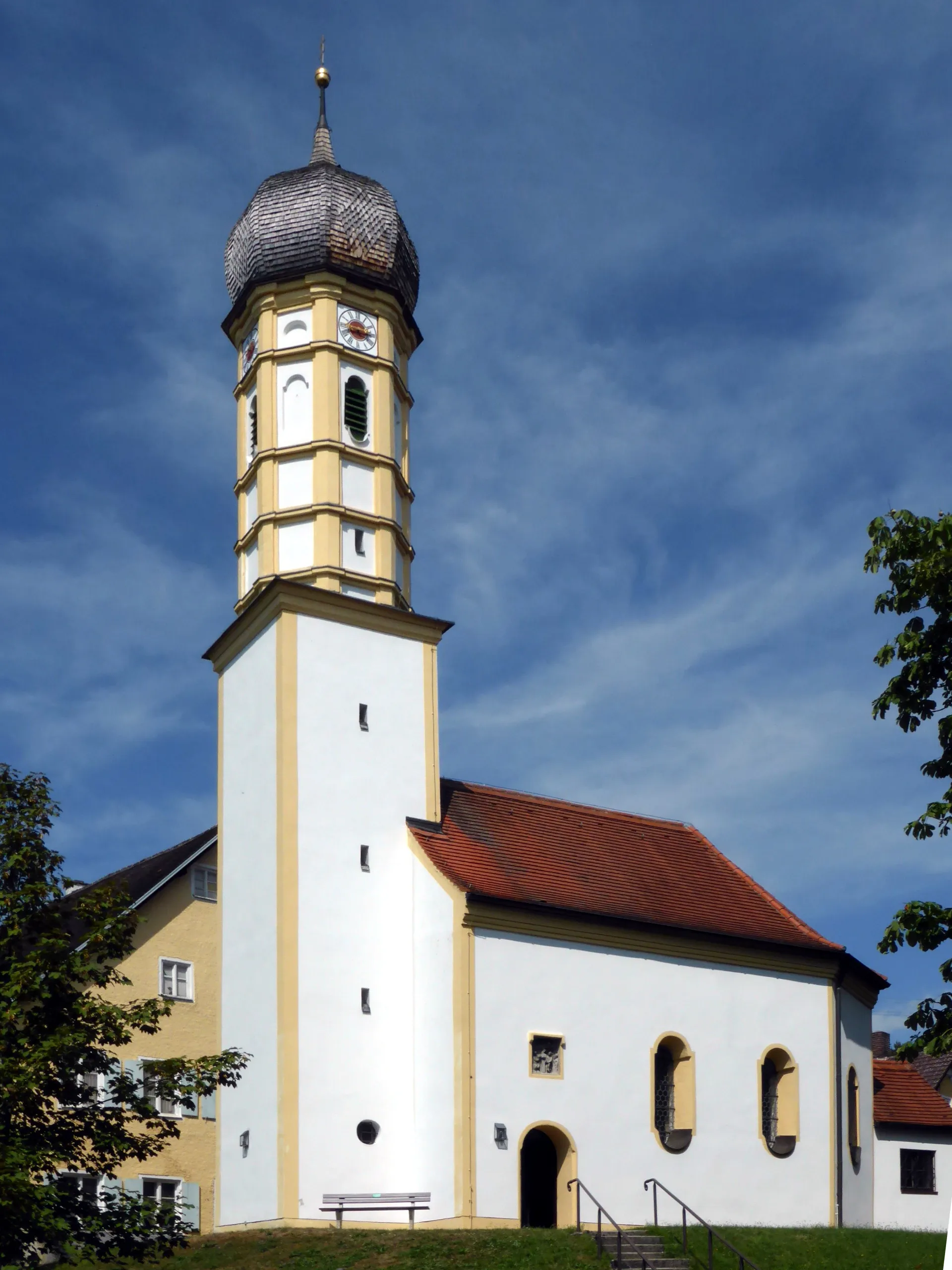Photo showing: Kirche Sankt Peter und Paul in Nannhofen.