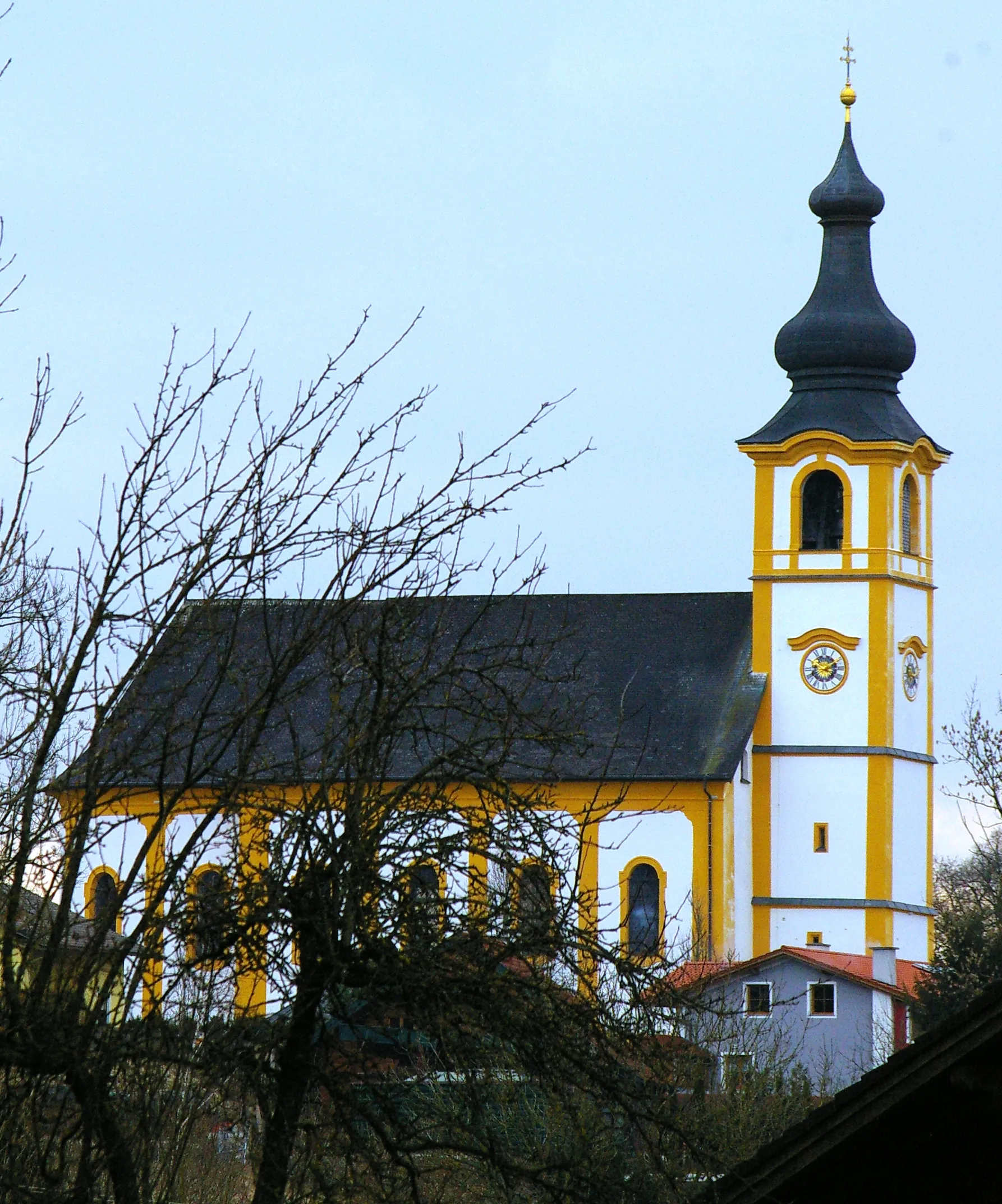 Photo showing: parish church St.Georgen bei Salzburg