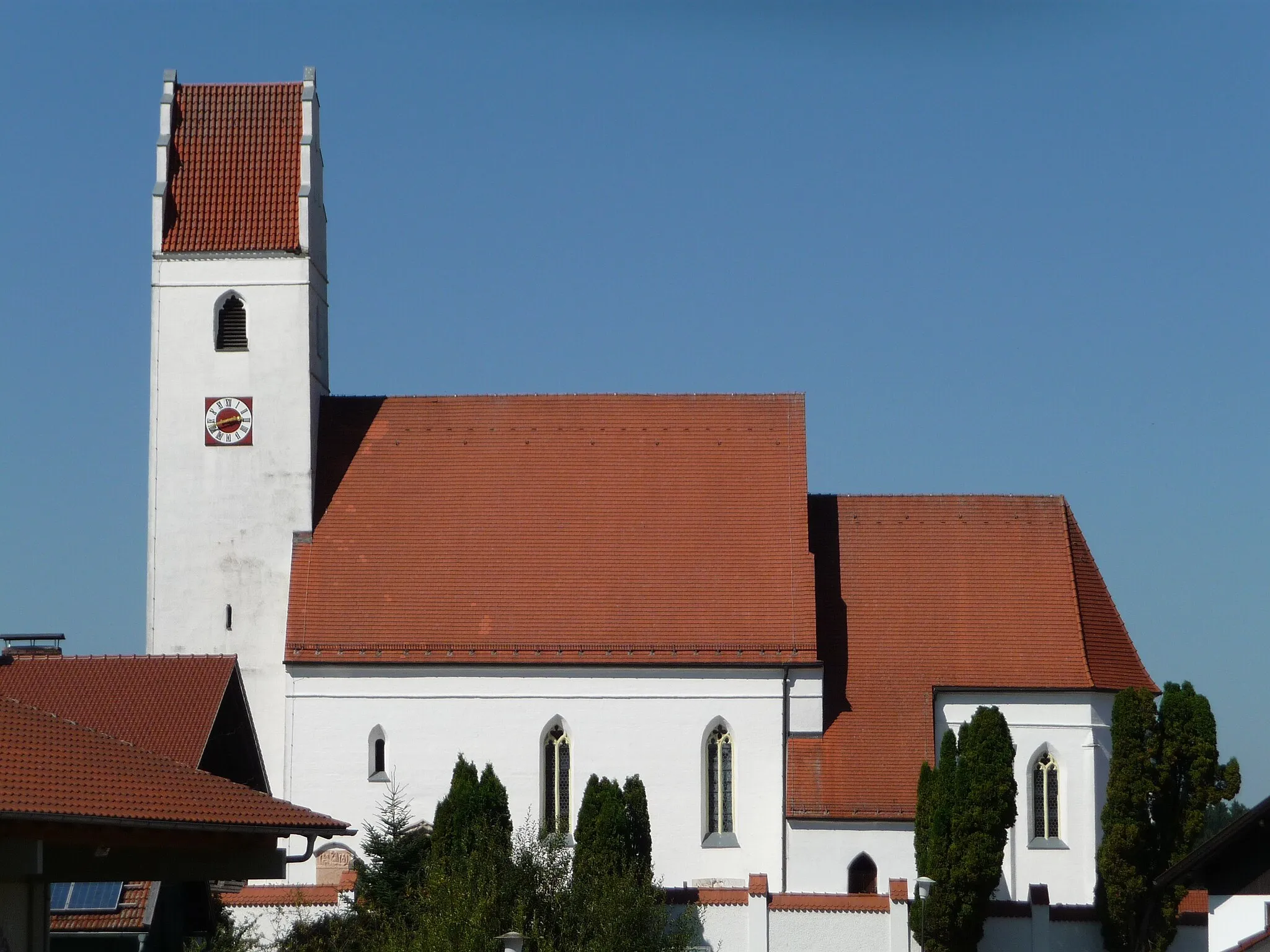 Photo showing: Die Expositurkirche St. Mariä Himmelfahrt in Nonnberg