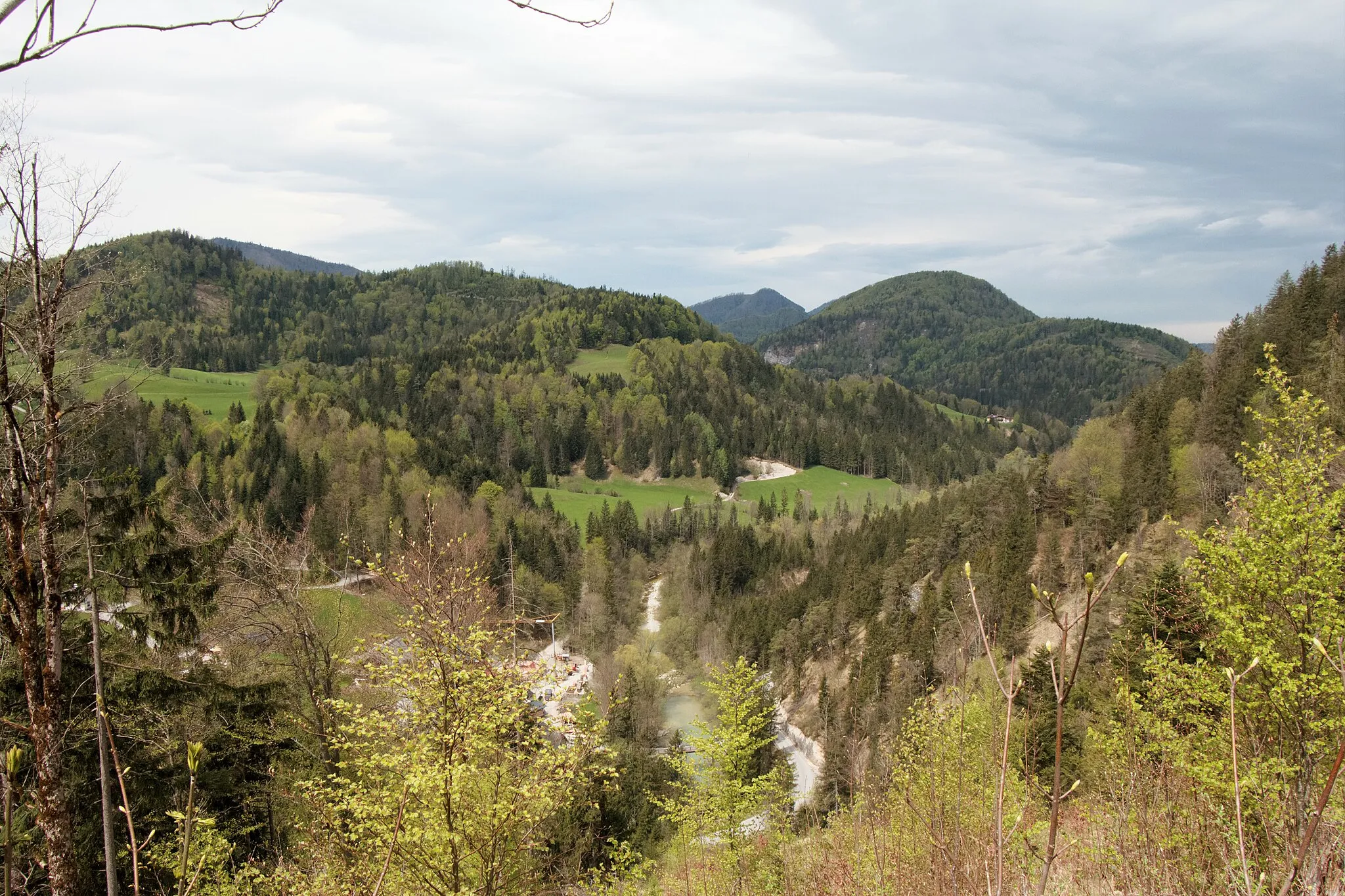 Photo showing: Faistenau (Bezirk Salzburg-Umgebung): Blick vom Kugelberg Richtung Nordwest