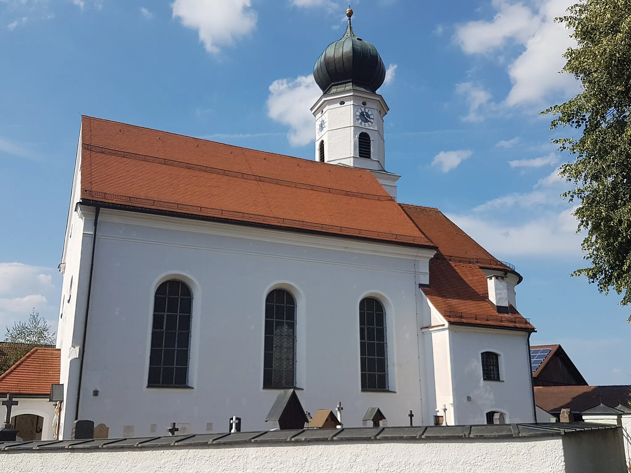 Photo showing: Ohlstadt, St. Laurentius