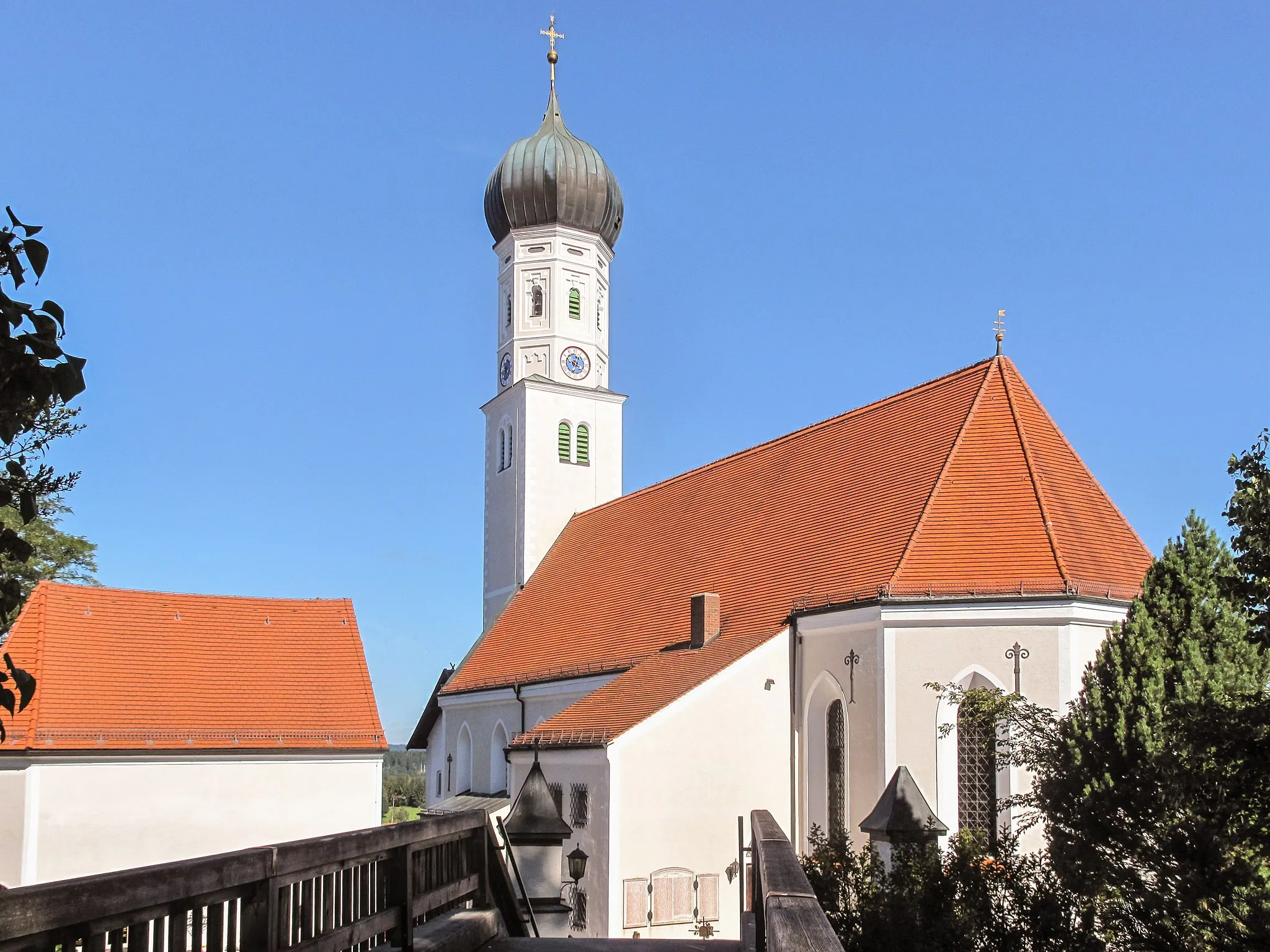Photo showing: Köningsdorf, church: die Sankt Laurentius Kirche