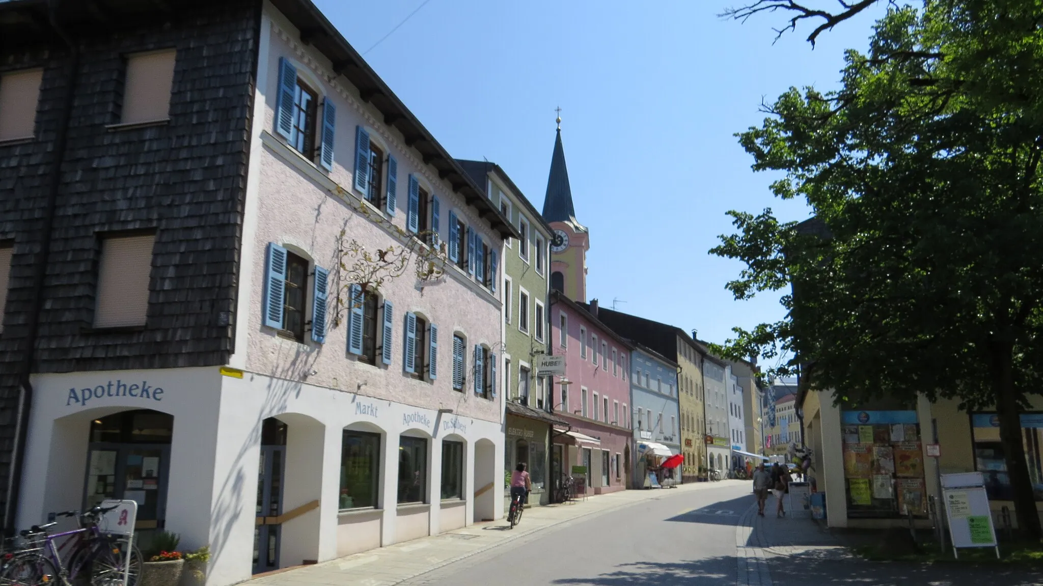 Photo showing: Marktstraße in Teisendorf