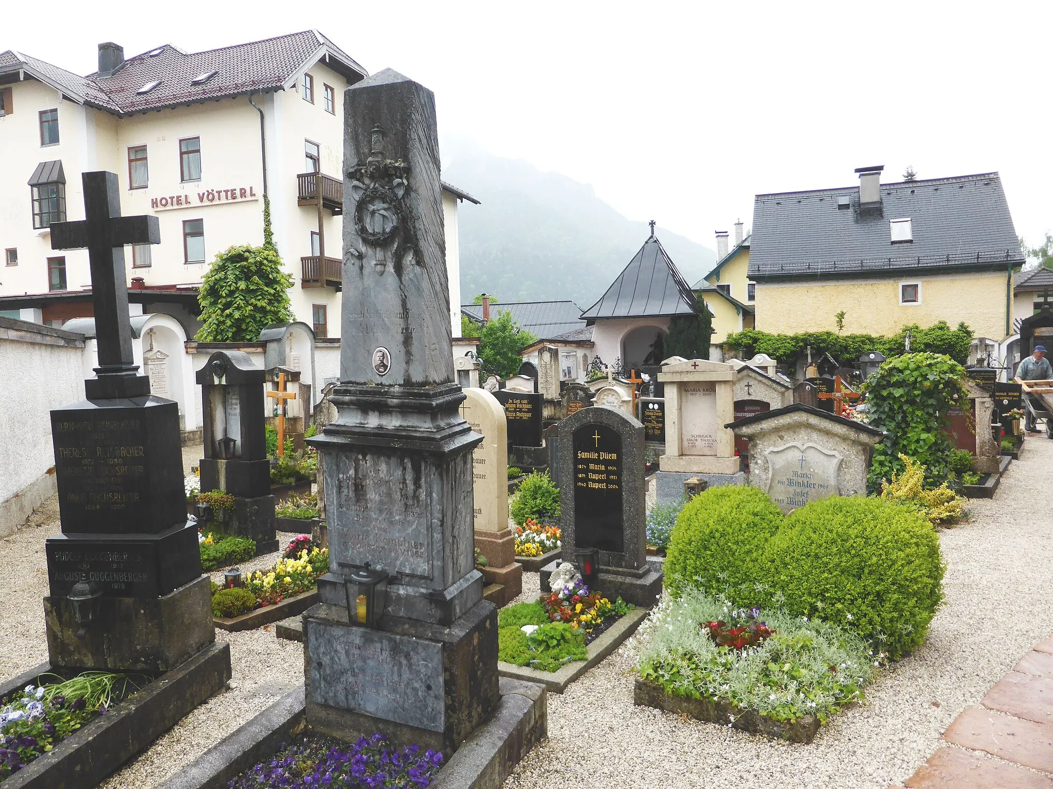 Photo showing: Friedhof christlich, Großgmain