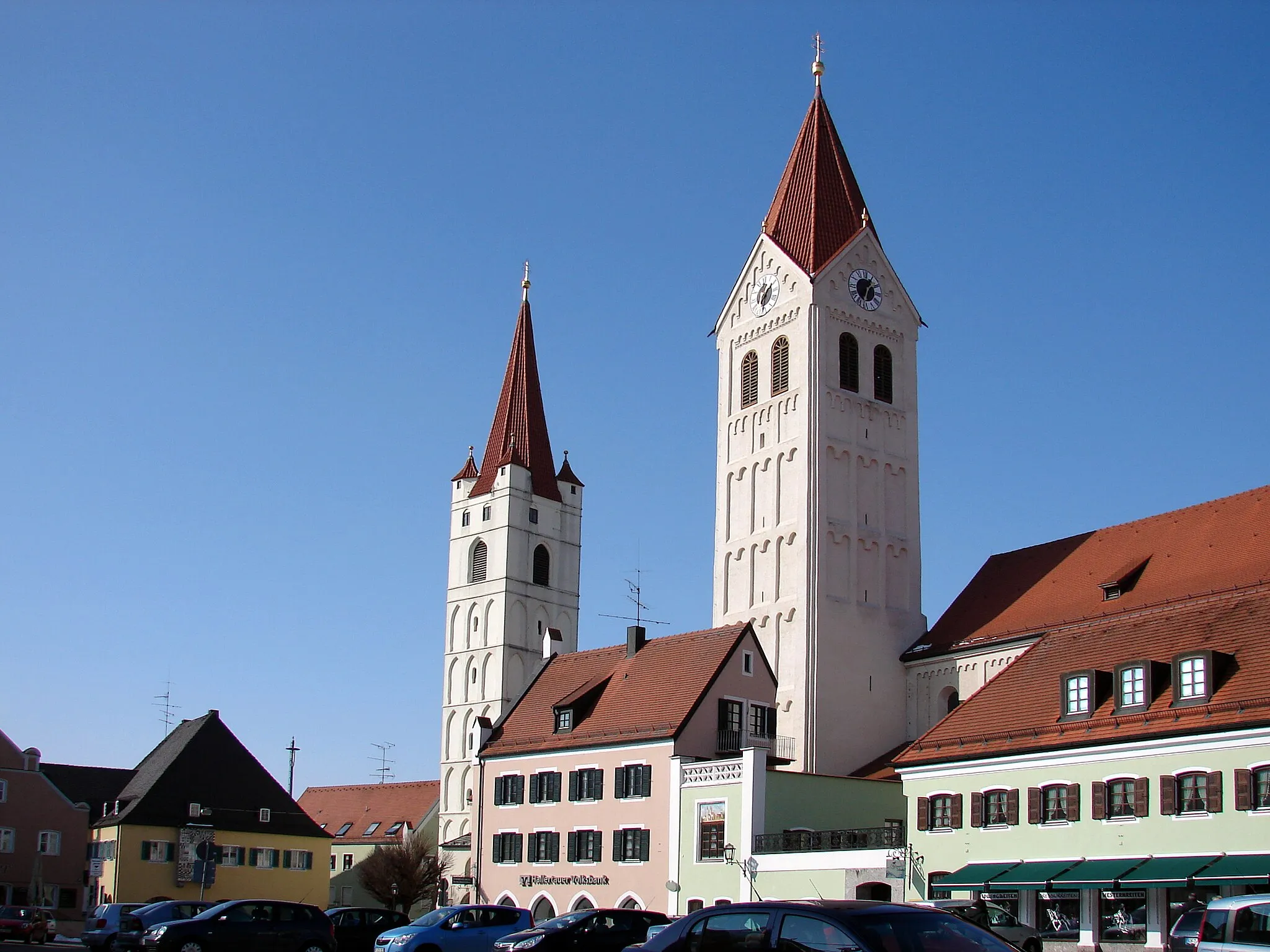 Photo showing: Auf dem Plan: St. Johannes und Kastulusmünster