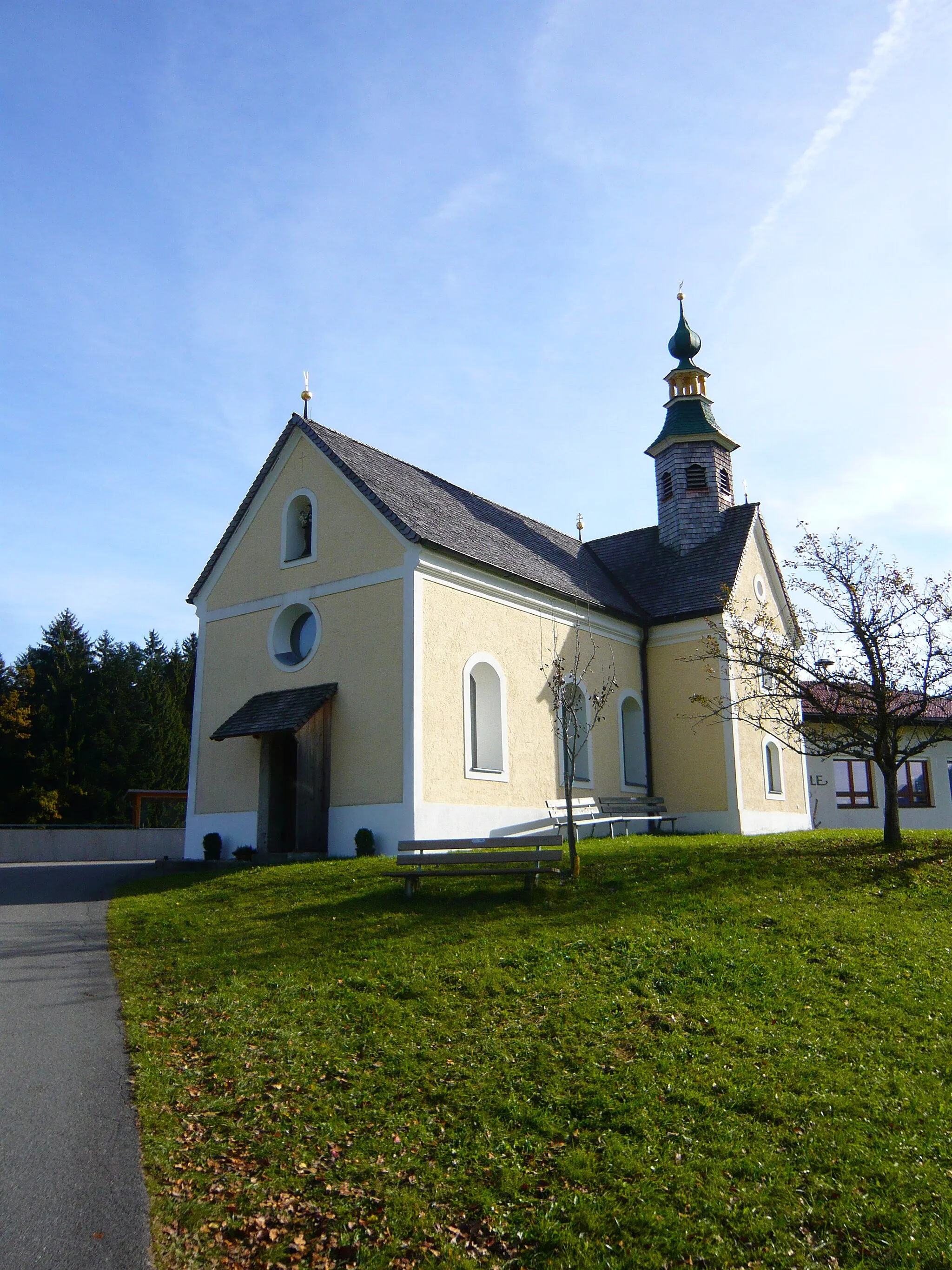 Photo showing: Antonius-Kapelle - bei Rettenschöss 66, Rettenschöss

This media shows the protected monument with the number 64689 in Austria. (Commons, de, Wikidata)