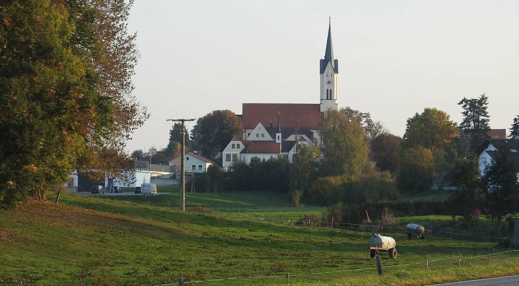 Photo showing: Ried (bei Mering) von Norden