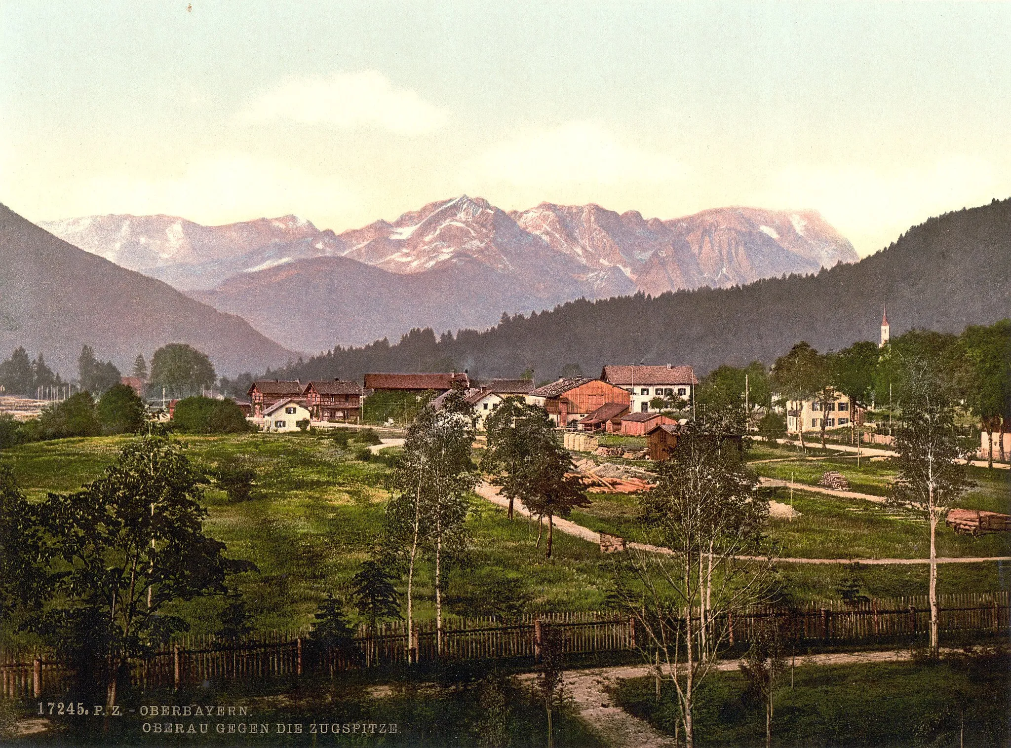 Photo showing: Oberau um 1900