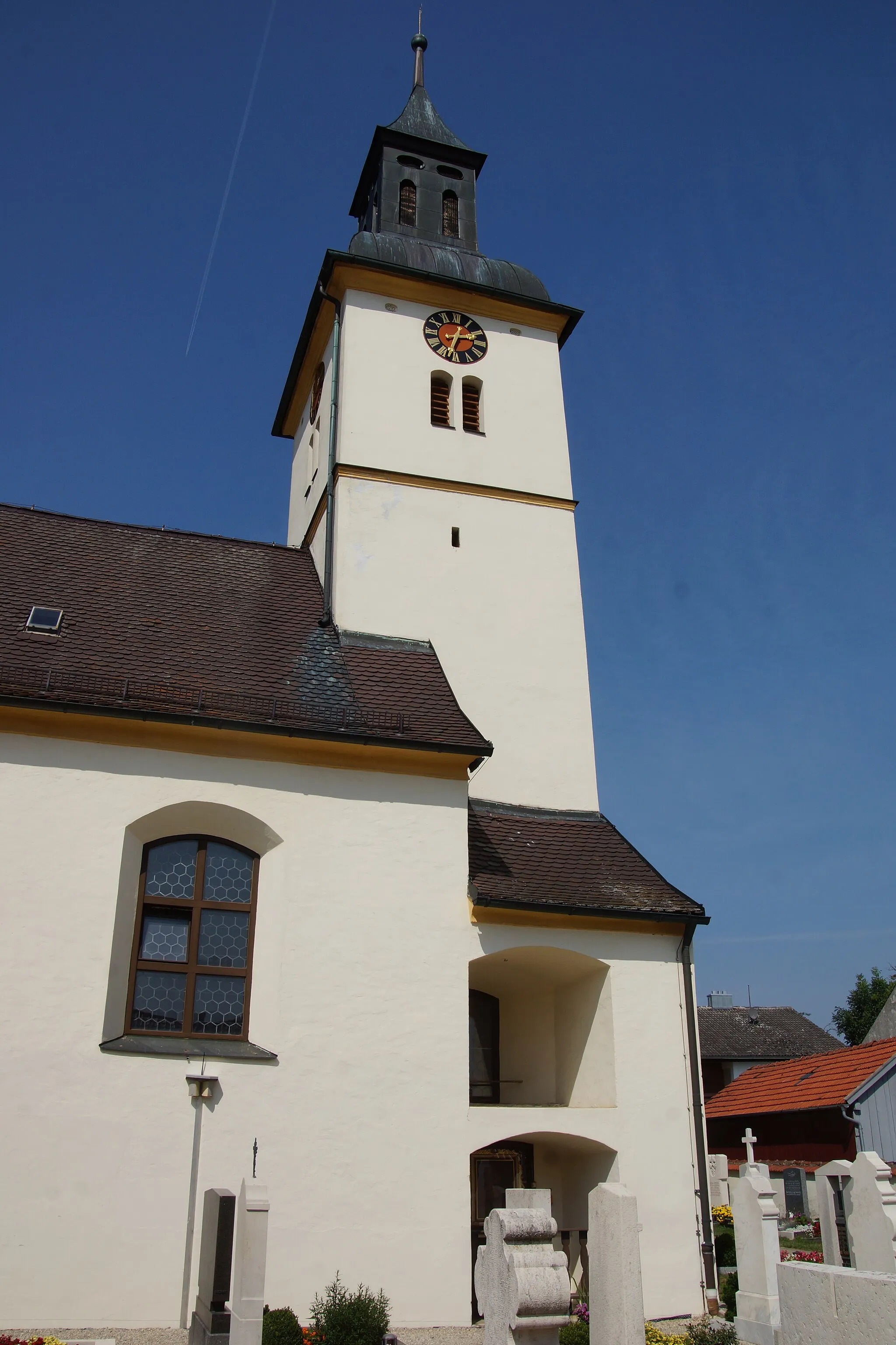 Photo showing: St. Quirinus in Wolkertshofen