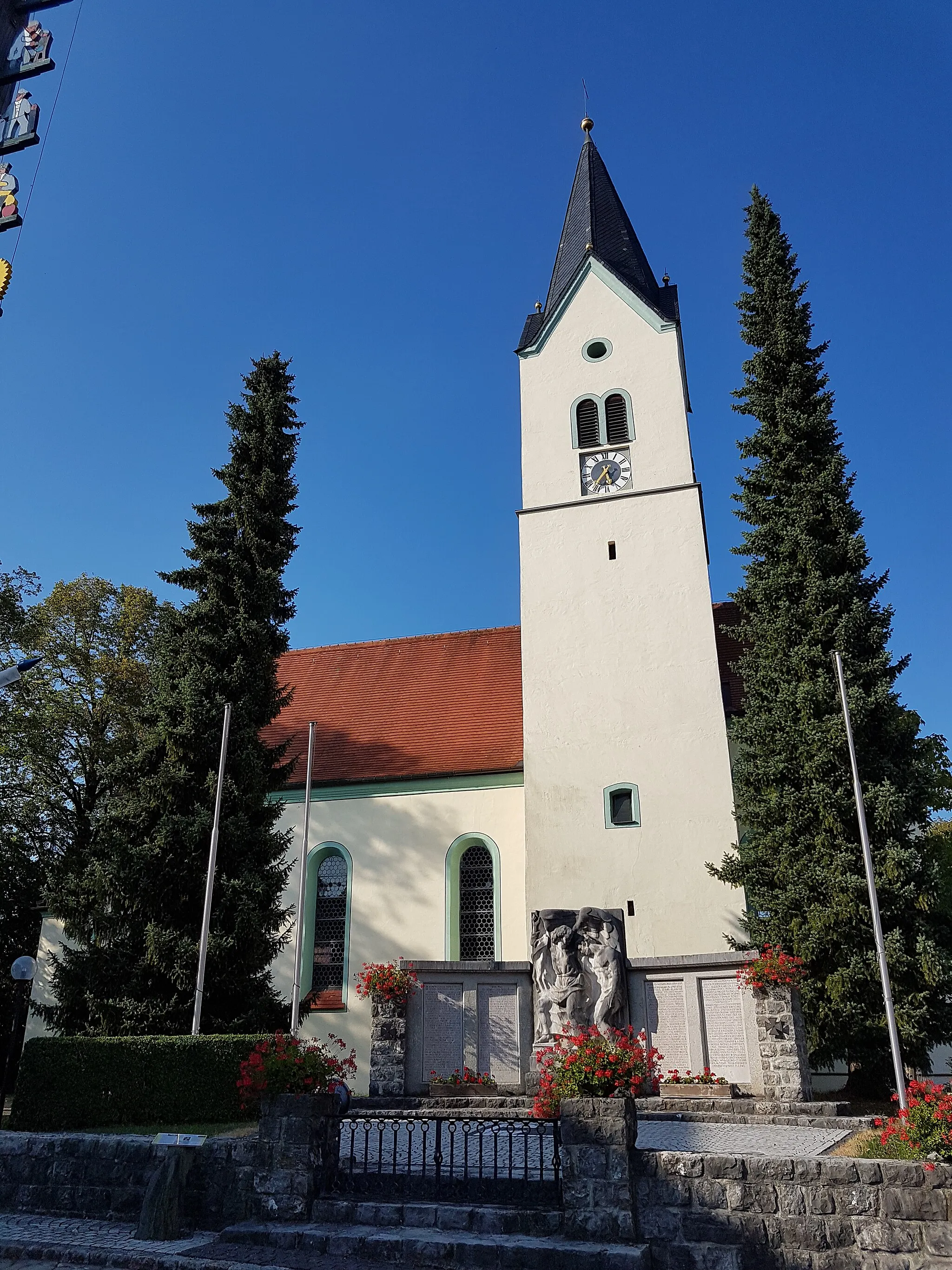 Photo showing: Sindelsdorf,  St. Georg