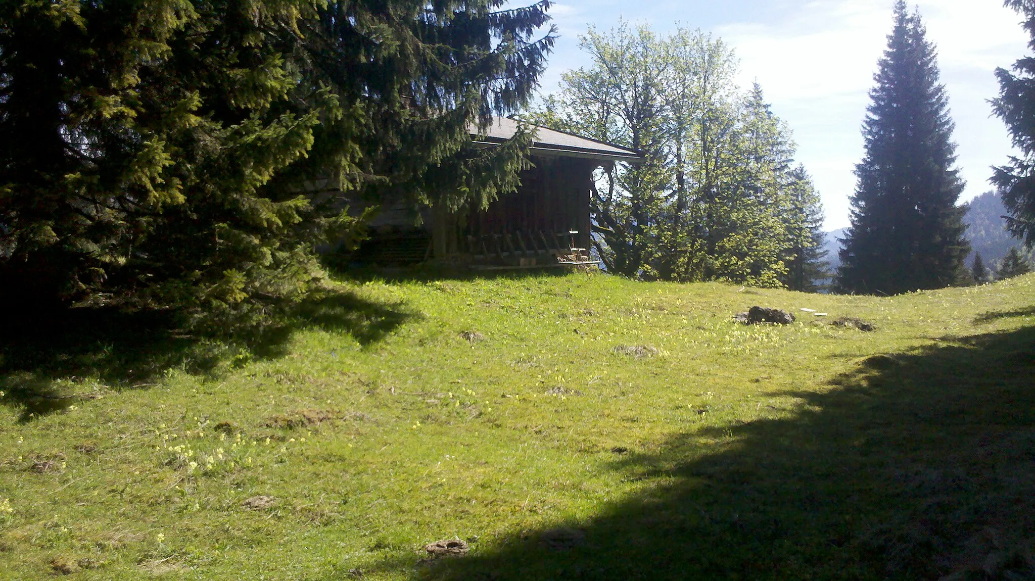 Photo showing: Hunting hut, Hintere Lapberg-Alm, Bavaria