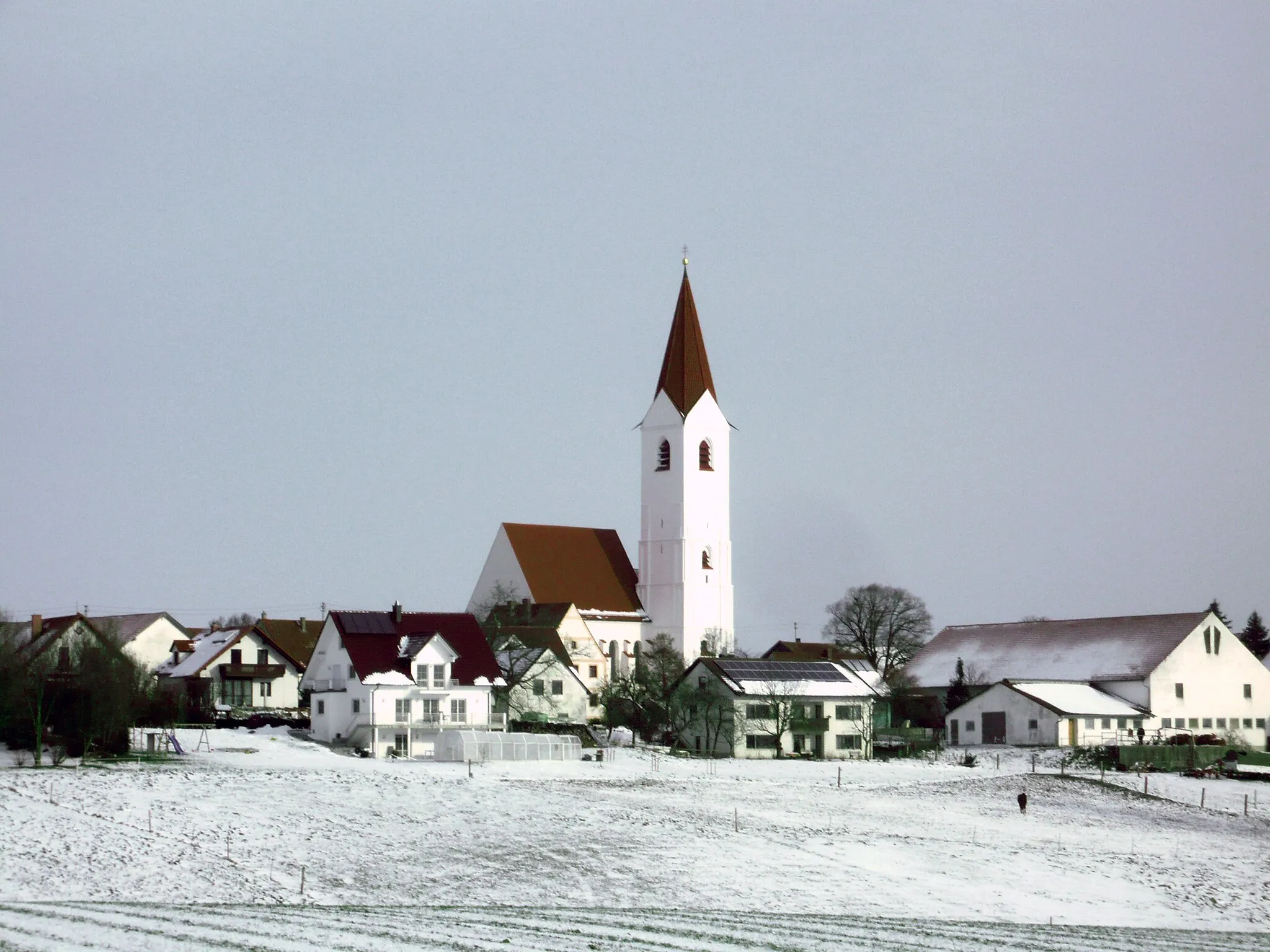 Photo showing: Johanneck (Paunzhausen near Freising, Germany), church