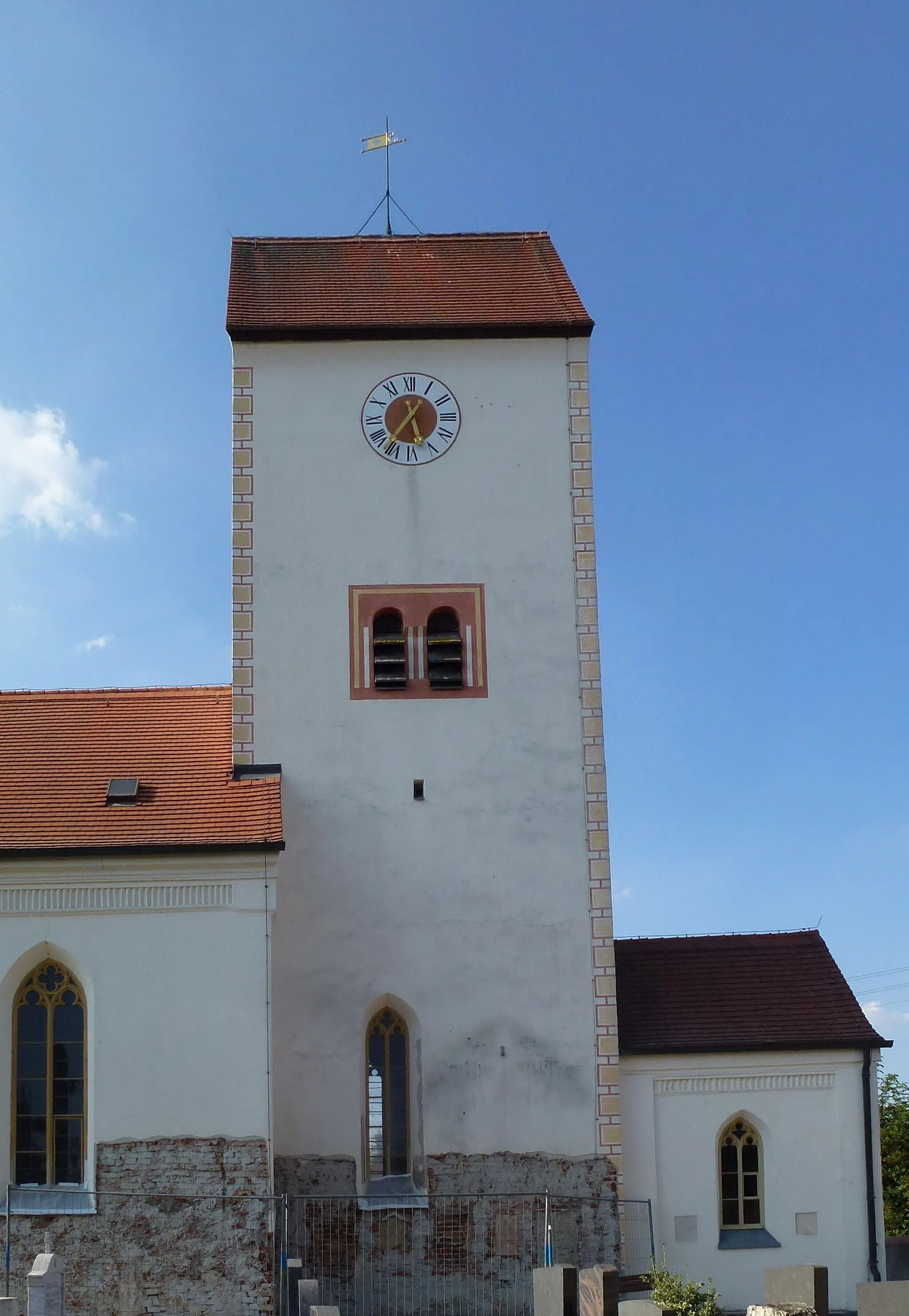 Photo showing: Großinzemoos, Sigmertshauser Str. 4: Katholische Pfarrkirche St. Georg. Aufnahme von SSO