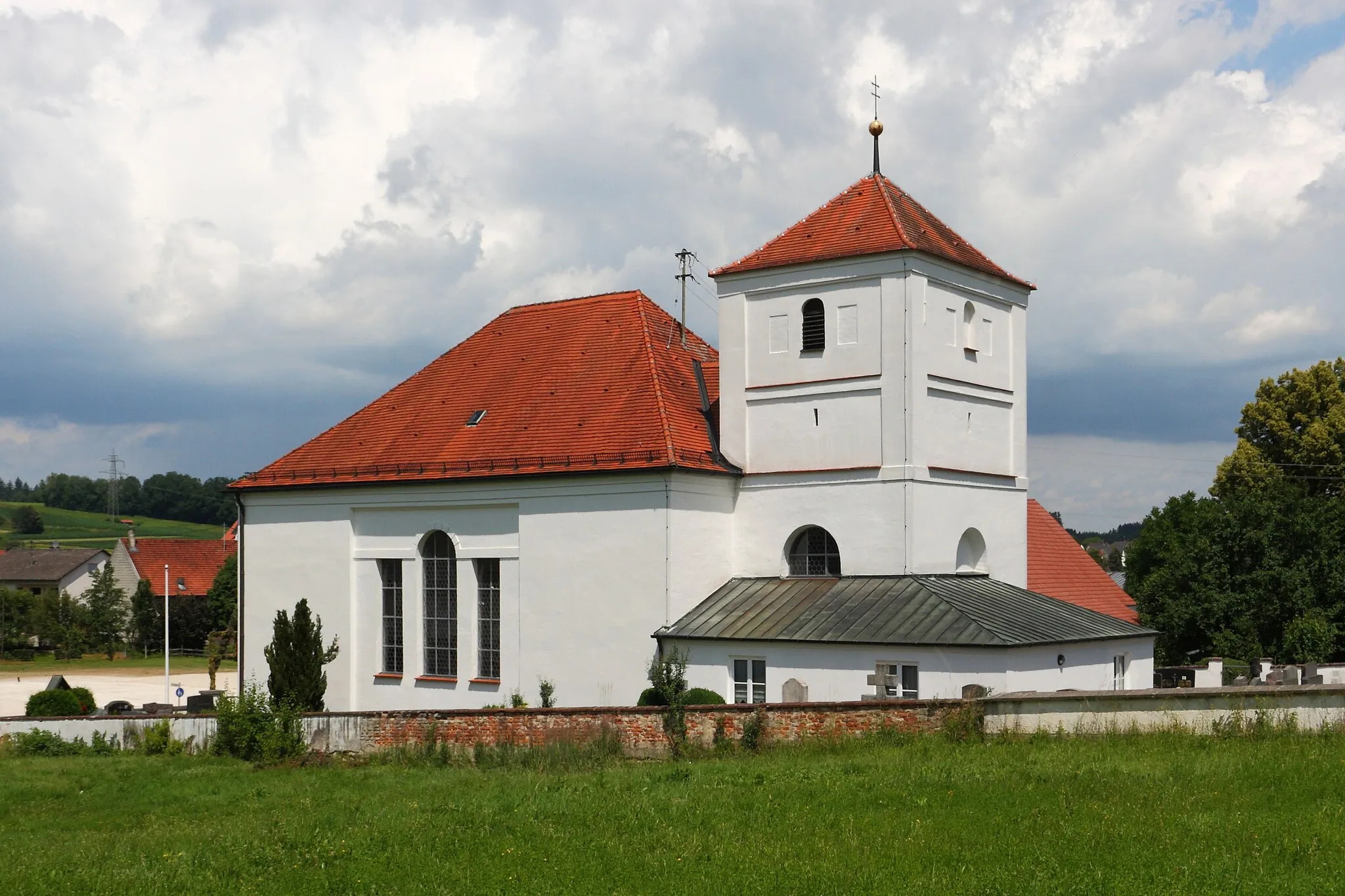 Photo showing: Pfarrkirche St. Radegundis in Waldberg; Ansicht von Südosten