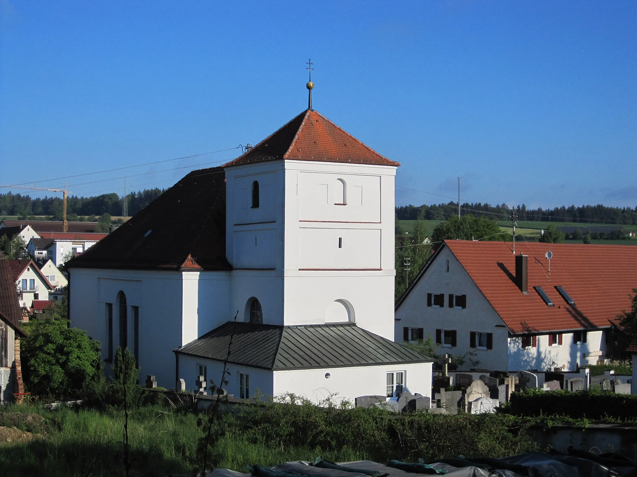 Photo showing: Ortsansicht mit Kirche St. Radegundis