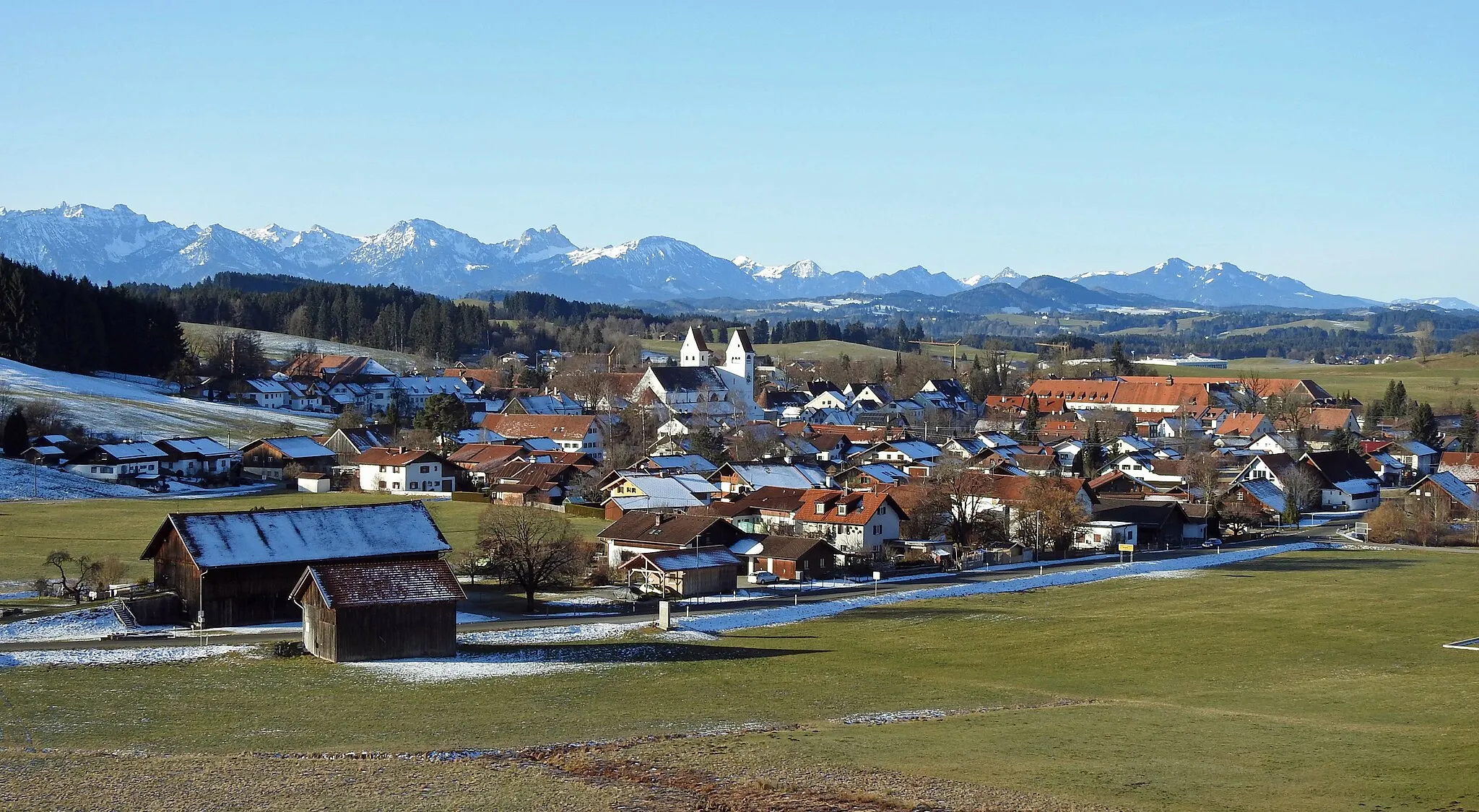 Photo showing: Steingaden von Nordosten