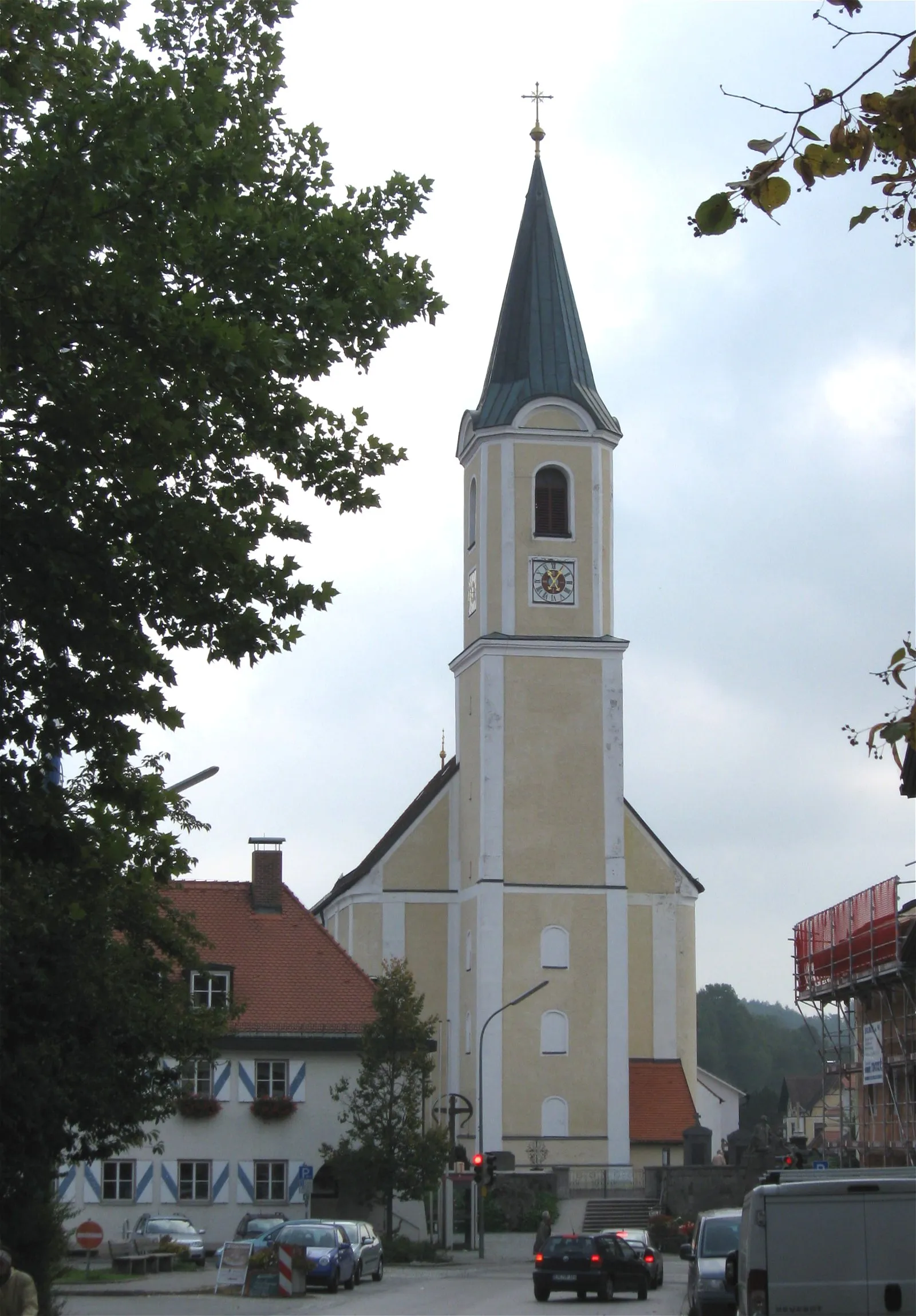 Photo showing: Pfarrkirche St. Johann Baptist, Glonn, Landkreis Ebersberg