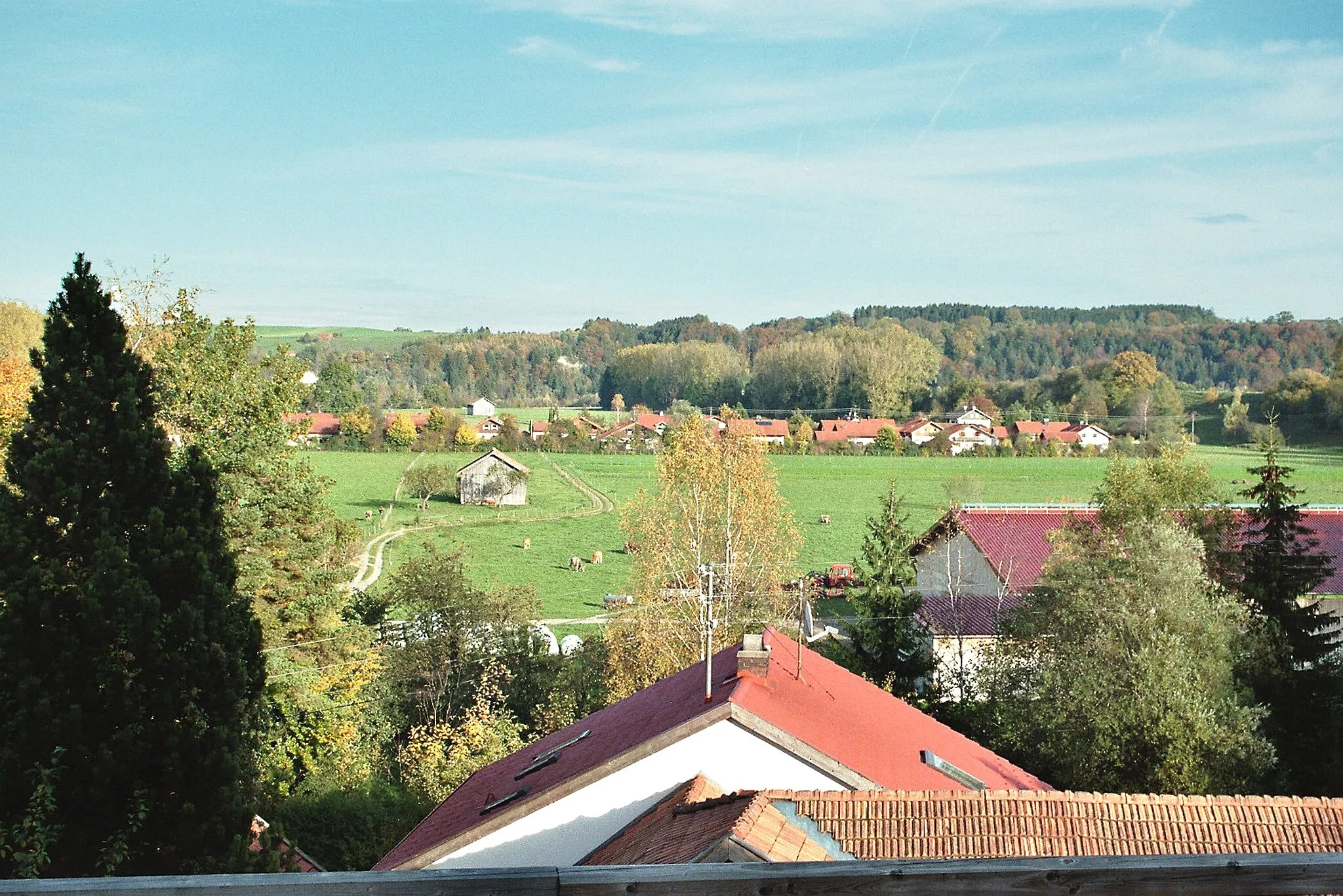 Photo showing: Kinsau, view from Saint Matthew church to east