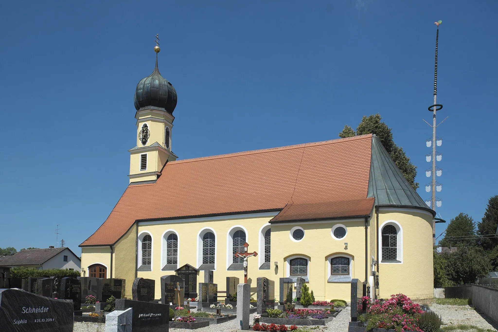 Photo showing: Katholische Filialkirche St. Martin in Unterumbach (Pfaffenhofen an der Glonn) im oberbayerischen Landkreis Dachau (Bayern/Deutschland)
