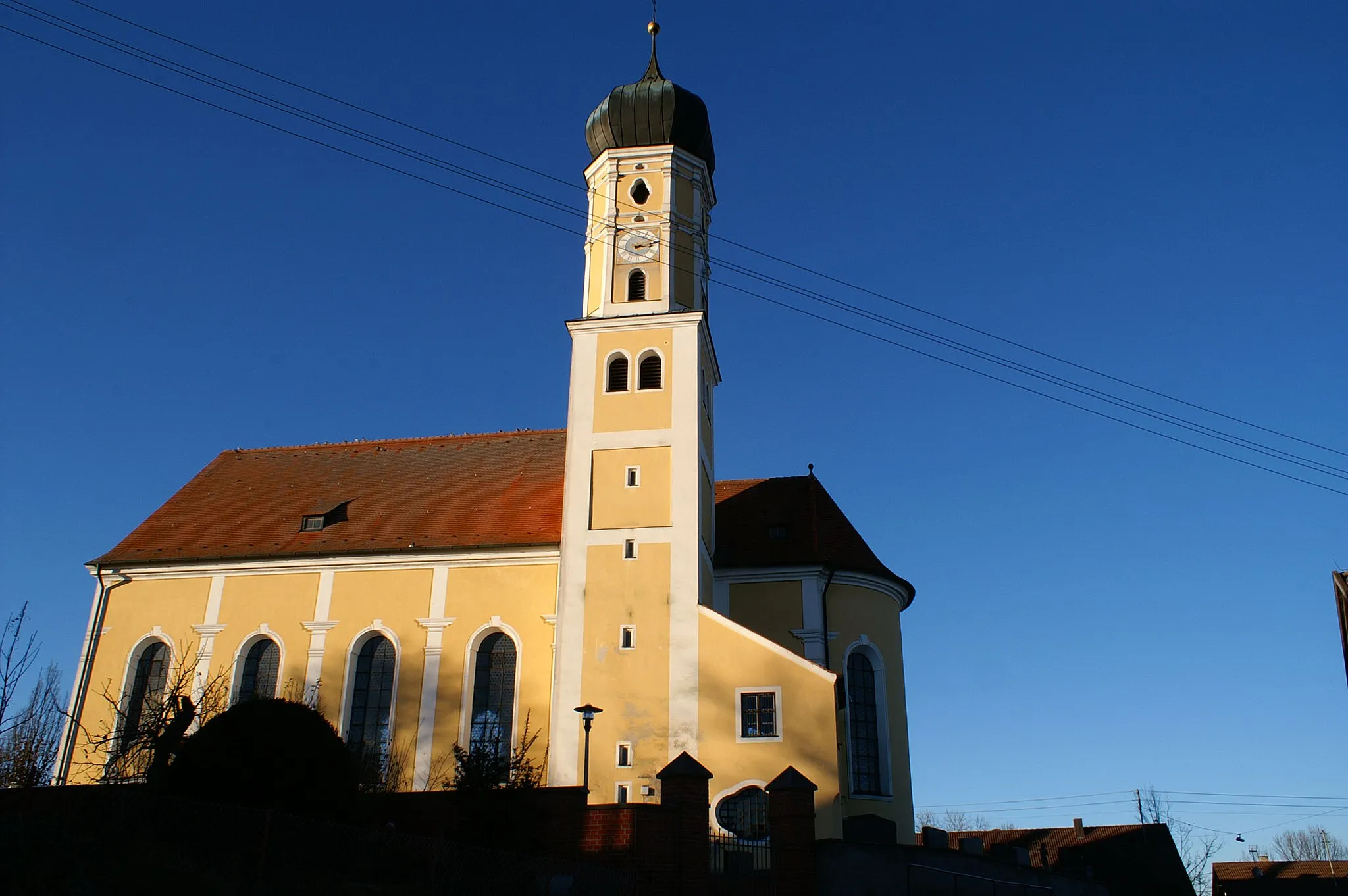 Photo showing: Kirche in Schwabmühlhausen Ortsteil von, Langerringen