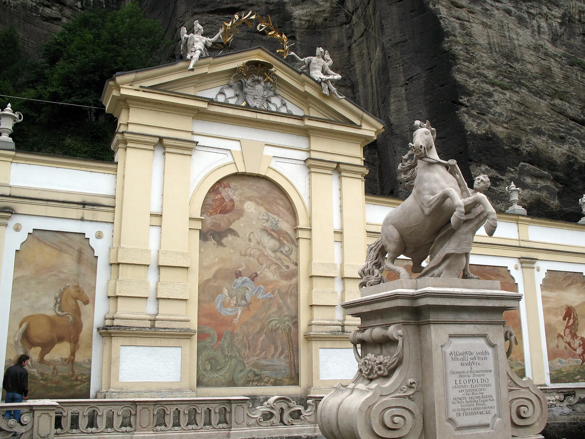 Photo showing: Marstall Horse Bath, Salzburg, Austria