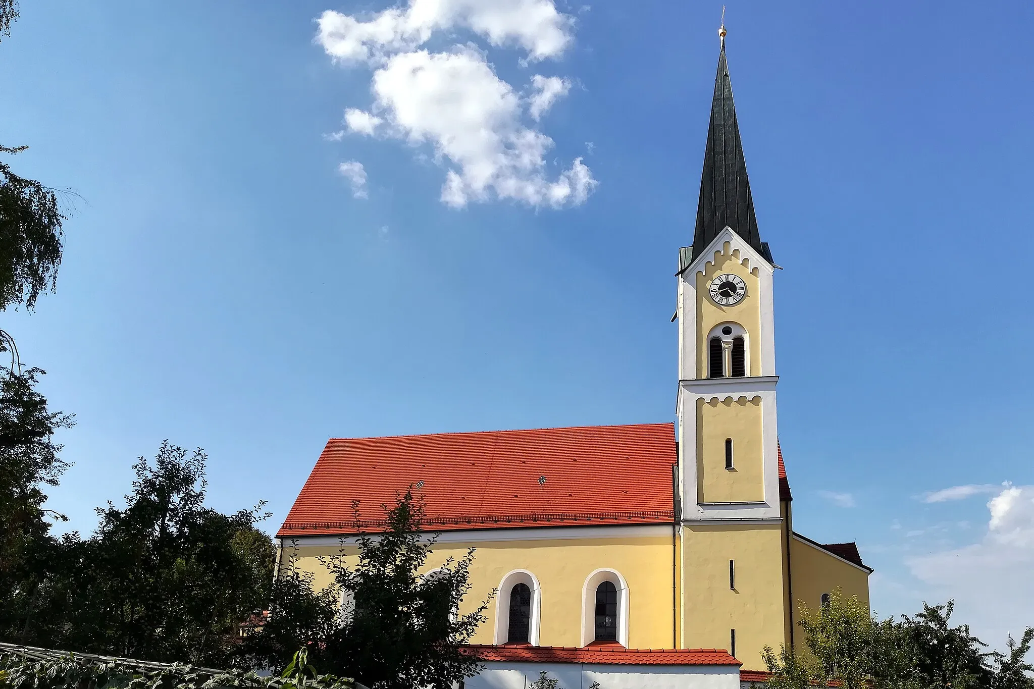 Photo showing: Katholische Pfarrkirche St. Martin in Fahlenbach.