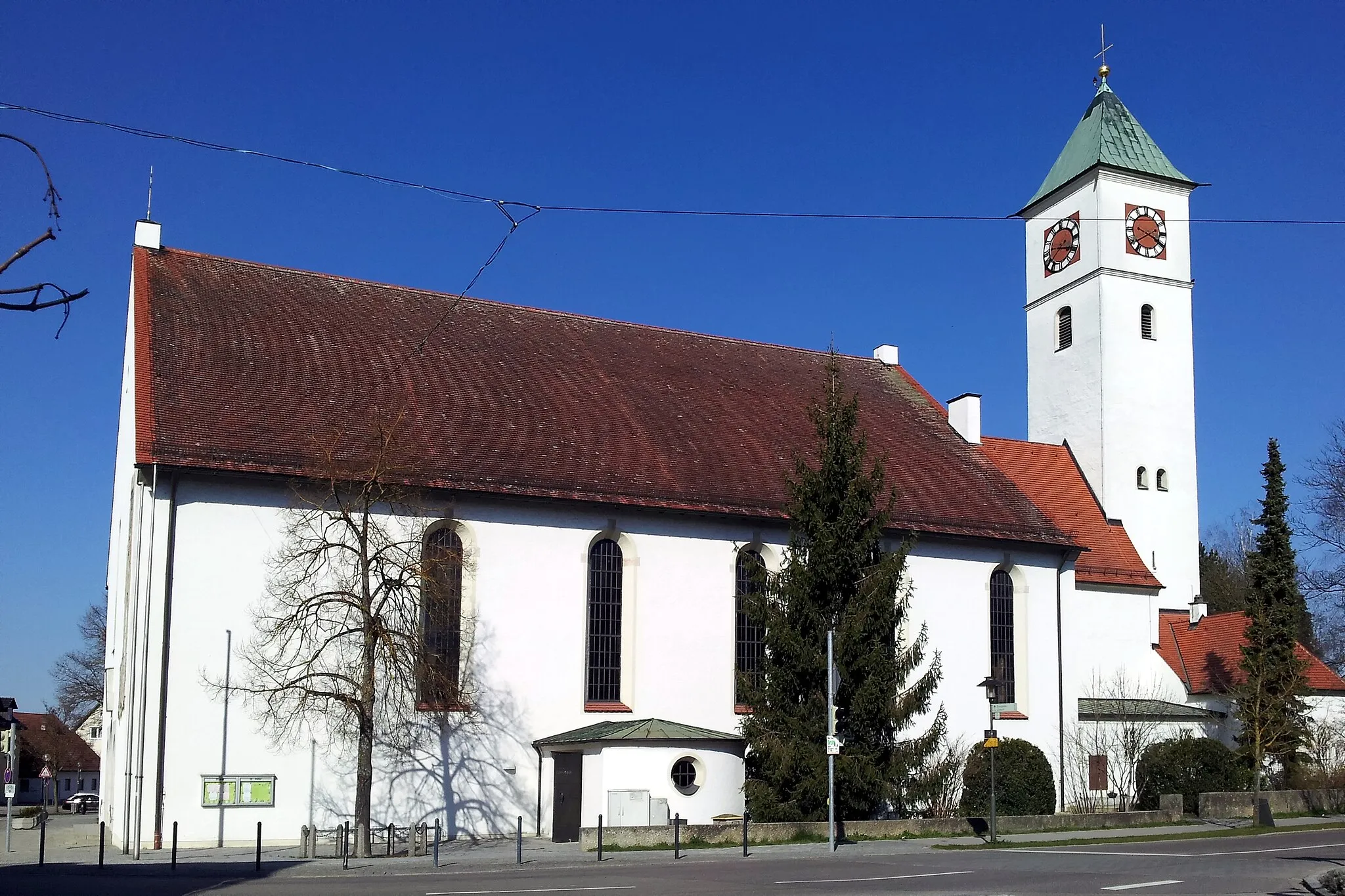 Photo showing: Katholische Pfarrkirche St.Peter in Manching.