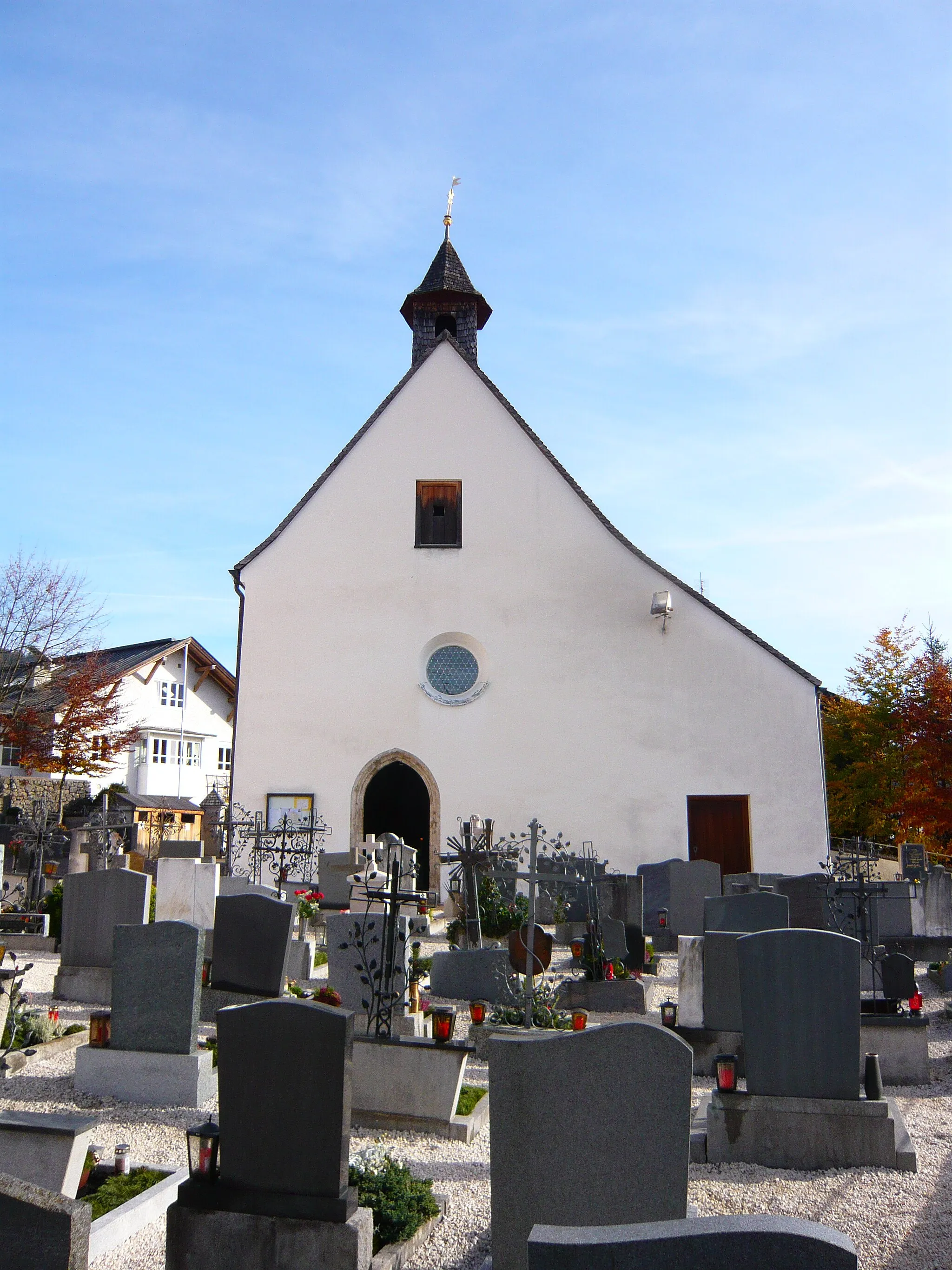 Photo showing: Friedhofskapelle hl. Margaretha/Aufbahrungshalle - Kirchgasse, Niederndorf