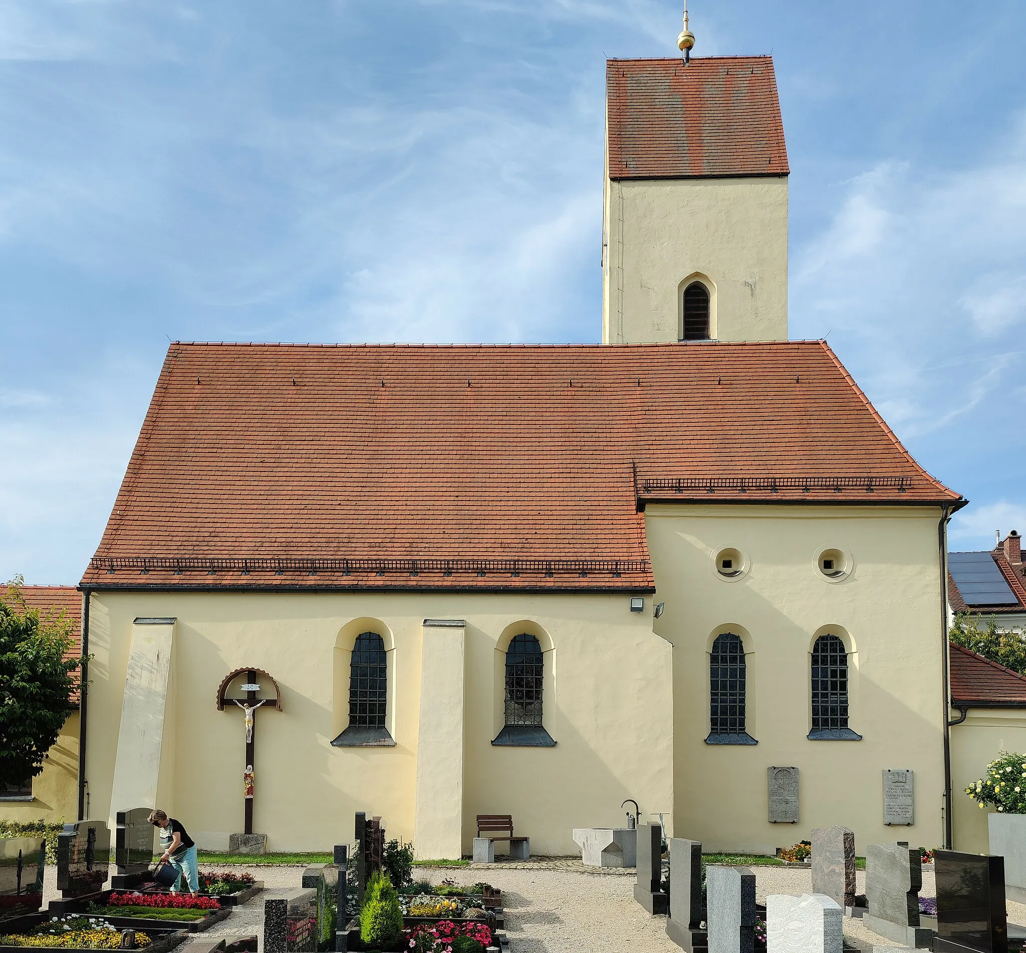 Photo showing: Katholische Pfarrkirche St. Nikolaus Hög, Markt Reichertshofen, Landkreis Pfaffenhofen an der Ilm, Oberbayern, Bayern, Deutschland