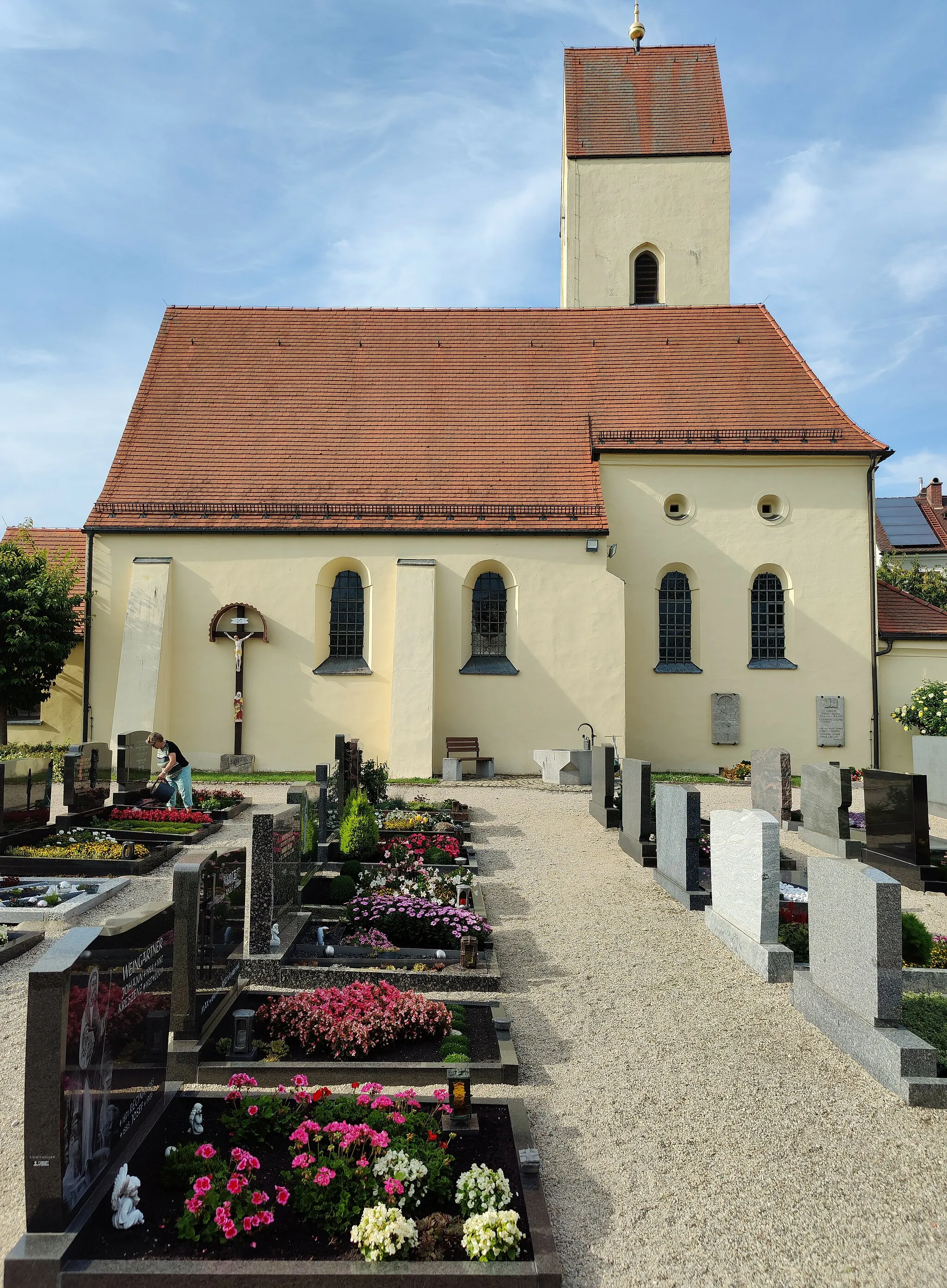 Photo showing: Katholische Pfarrkirche St. Nikolaus Hög, Markt Reichertshofen, Landkreis Pfaffenhofen an der Ilm, Oberbayern, Bayern, Deutschland