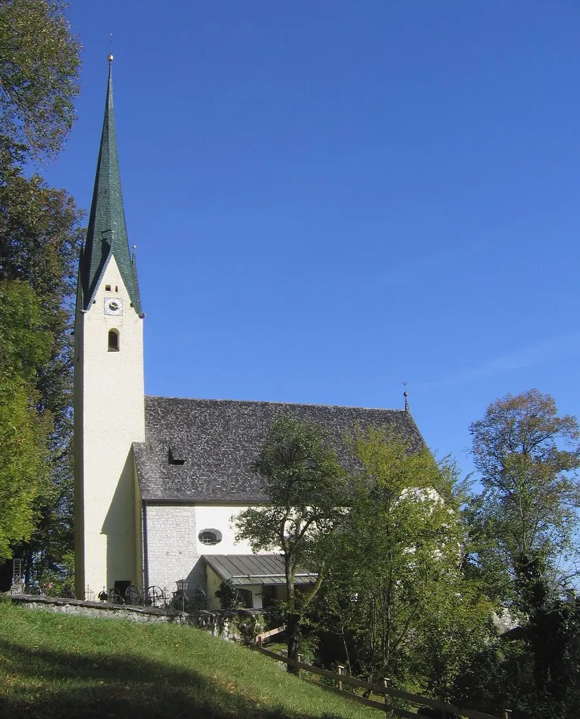 Photo showing: Wallfahrtskirche Maria zu den sieben Linden in Schleching, Ortsteil Raiten