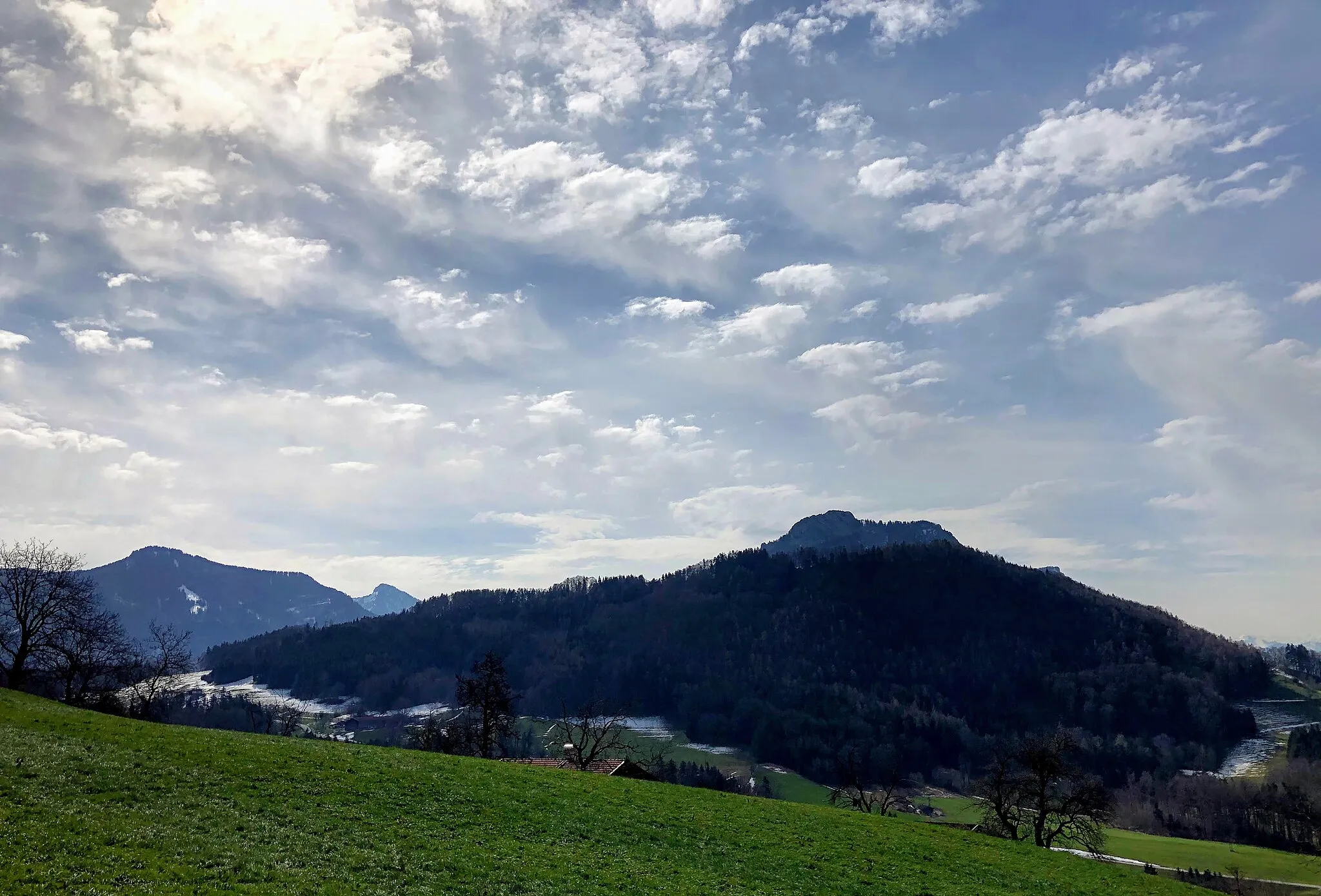 Photo showing: Sattelberg (Chiemgauer Alpen), Bavaria, from the North