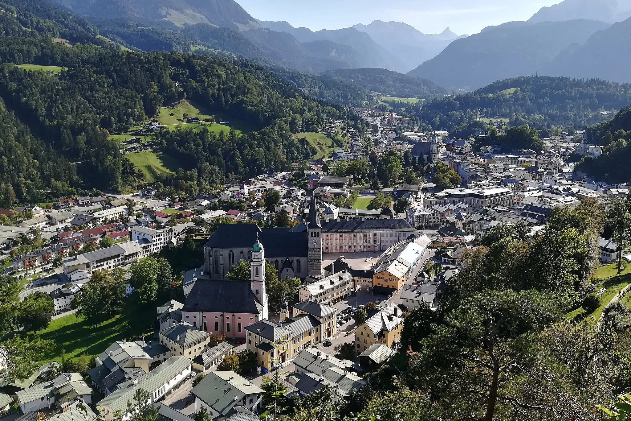 Photo showing: Berchtesgaden ist ein Markt im Landkreis Berchtesgadener Land im äußersten Südosten Oberbayerns.