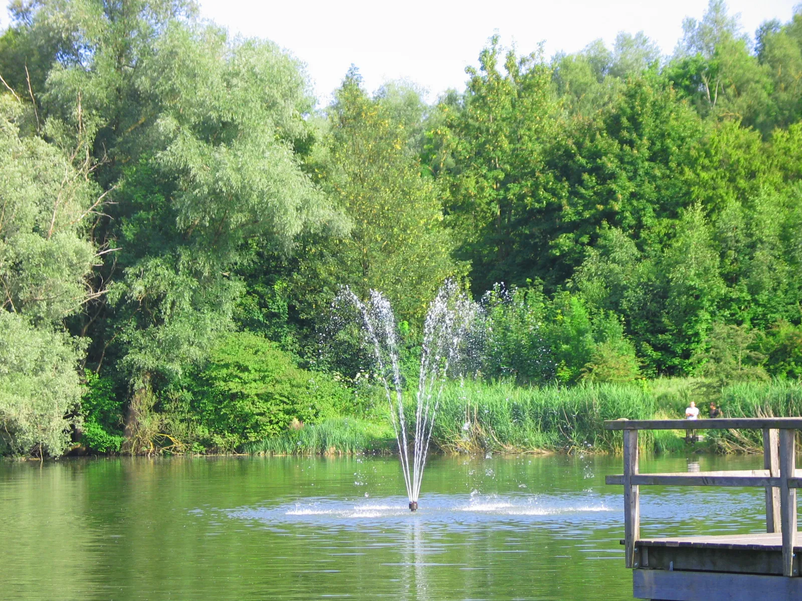 Photo showing: Europaweiher in Gersthofen.